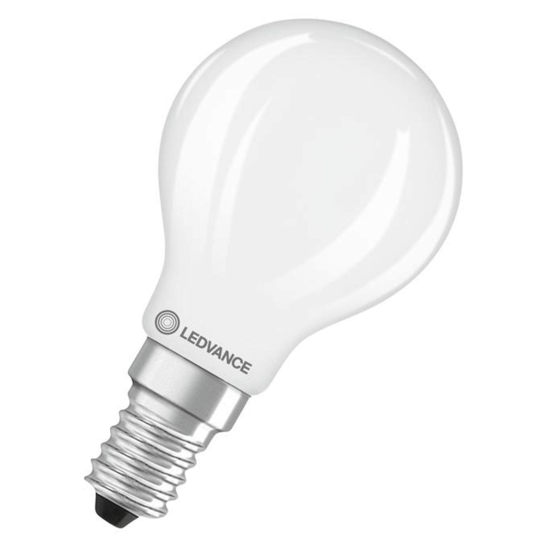 Levně LEDVANCE LED Classic P 40 Filament V 4.2W 827 matná E14 4099854482380