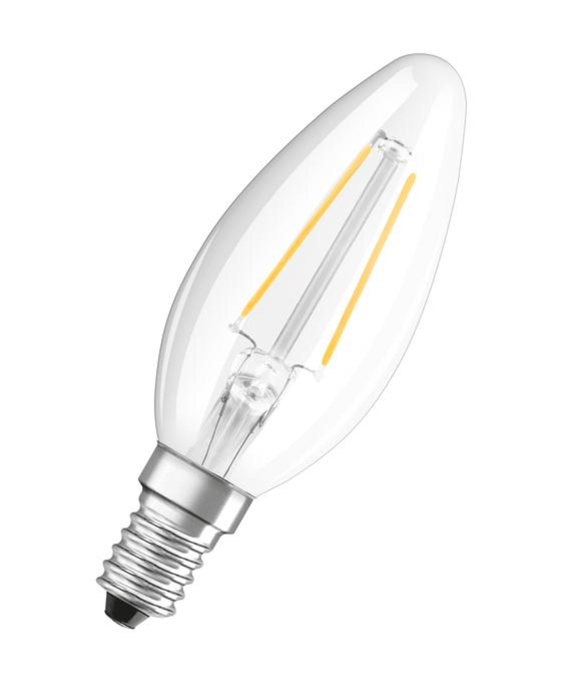 Levně LEDVANCE LED Classic B 25 Filament 2.5W 827 Clear E14 4099854482724