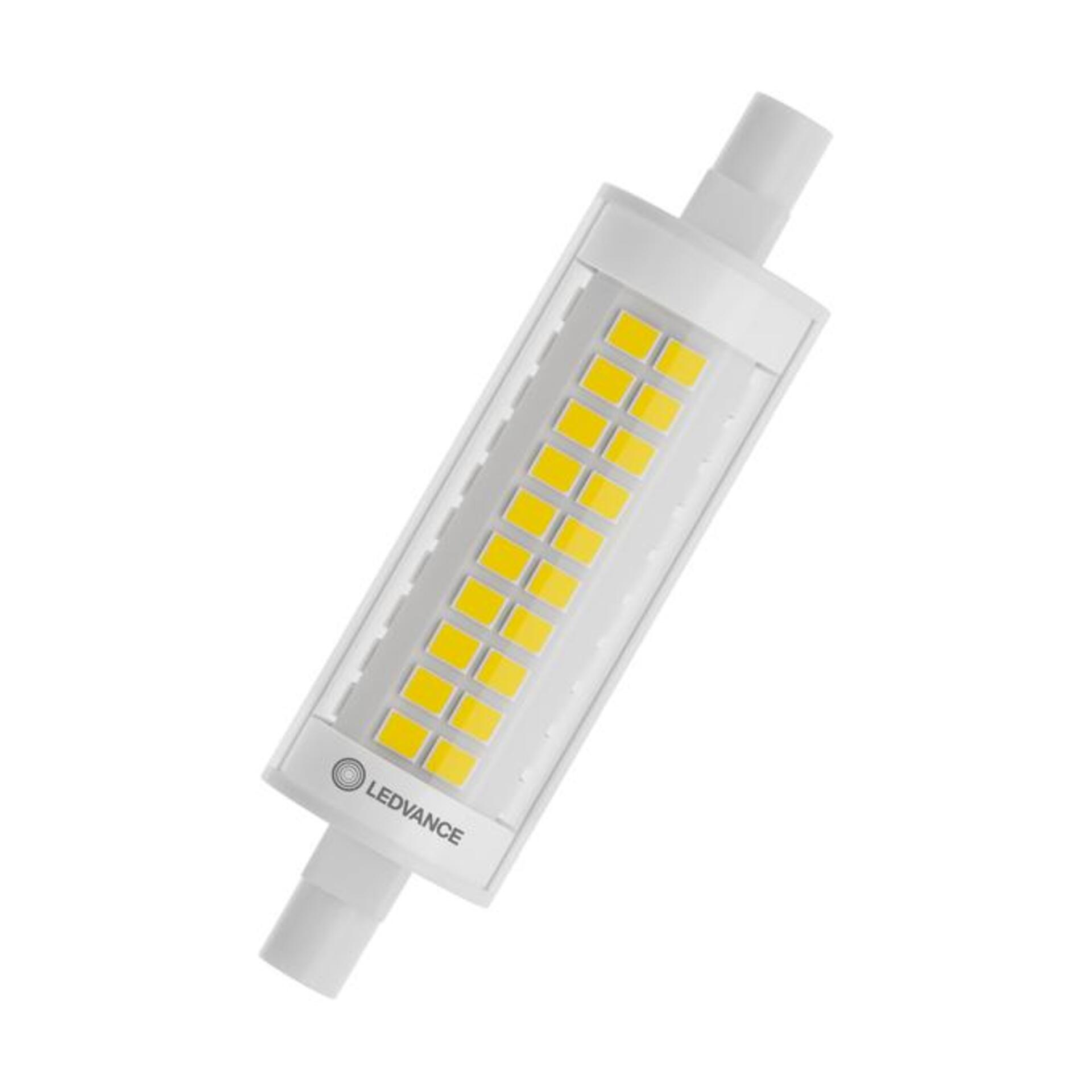 Levně LEDVANCE LED Slim Line 78 75 300° DIM P 9.5W 827 čirá R7s 4099854503504