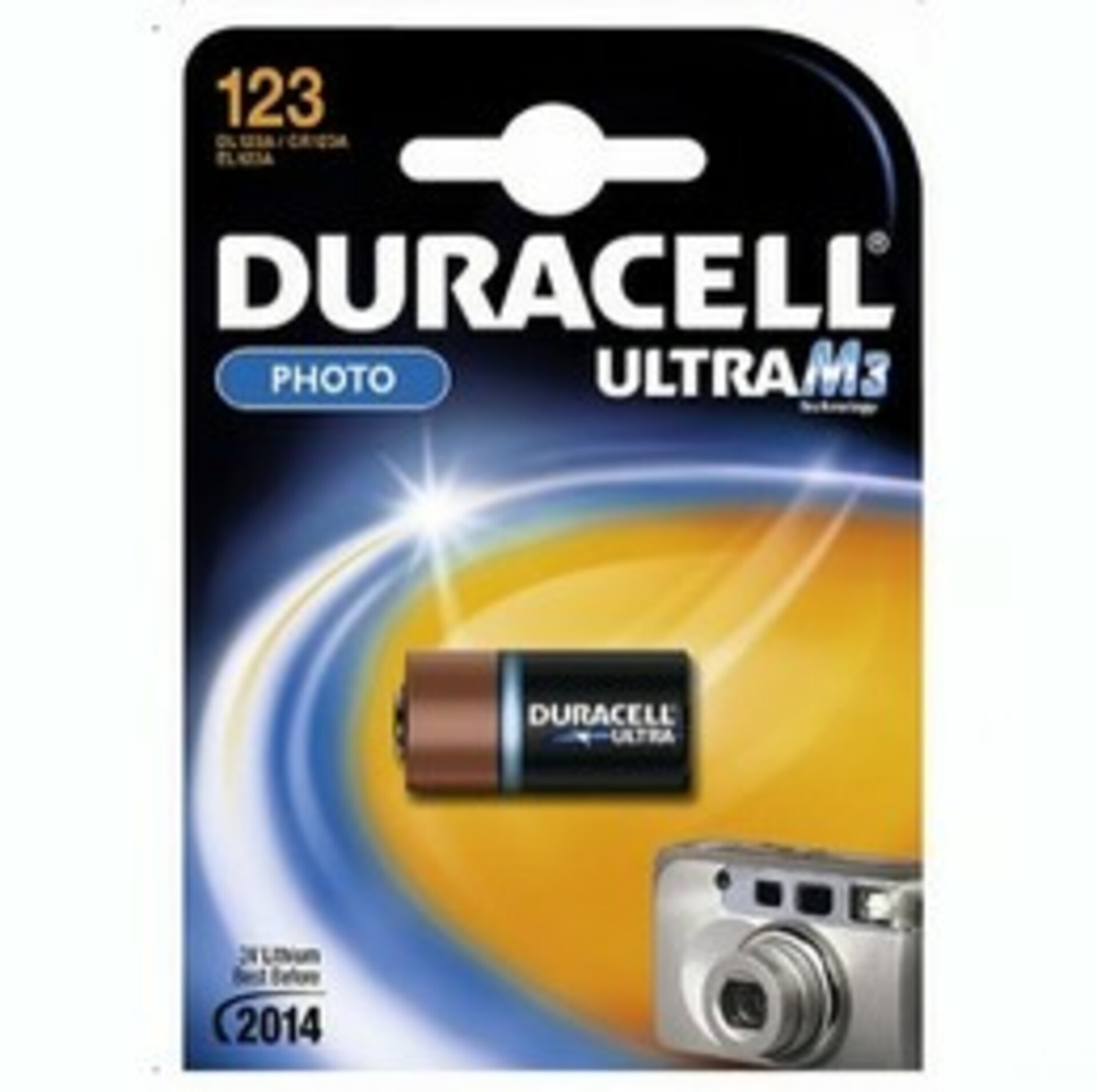 Levně DURACELL baterie lithiová 3V CR17345 Ultra Photo CR123A 5000394123106_DL123