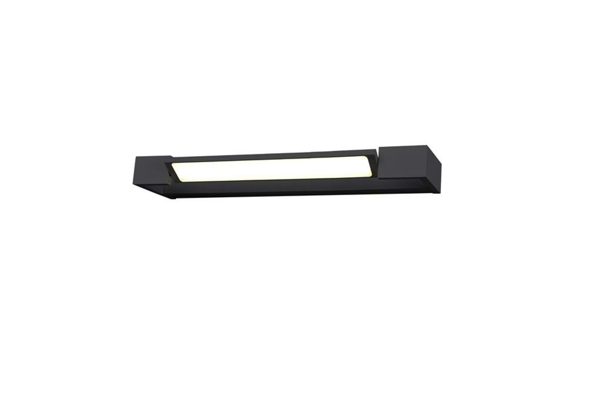 LED Koupelnové nástěnné svítidlo AZzardo Dali 45 3000K black AZ2892 12W 1440lm 3000K IP44 45cm černé