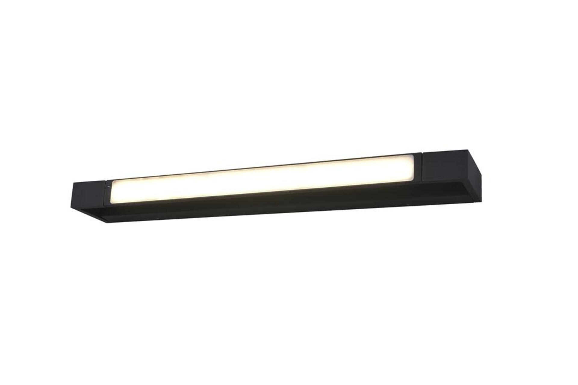 LED Koupelnové nástěnné svítidlo AZzardo Dali 120 3000K black AZ2898 36W 4320lm 3000K IP44 120cm černé
