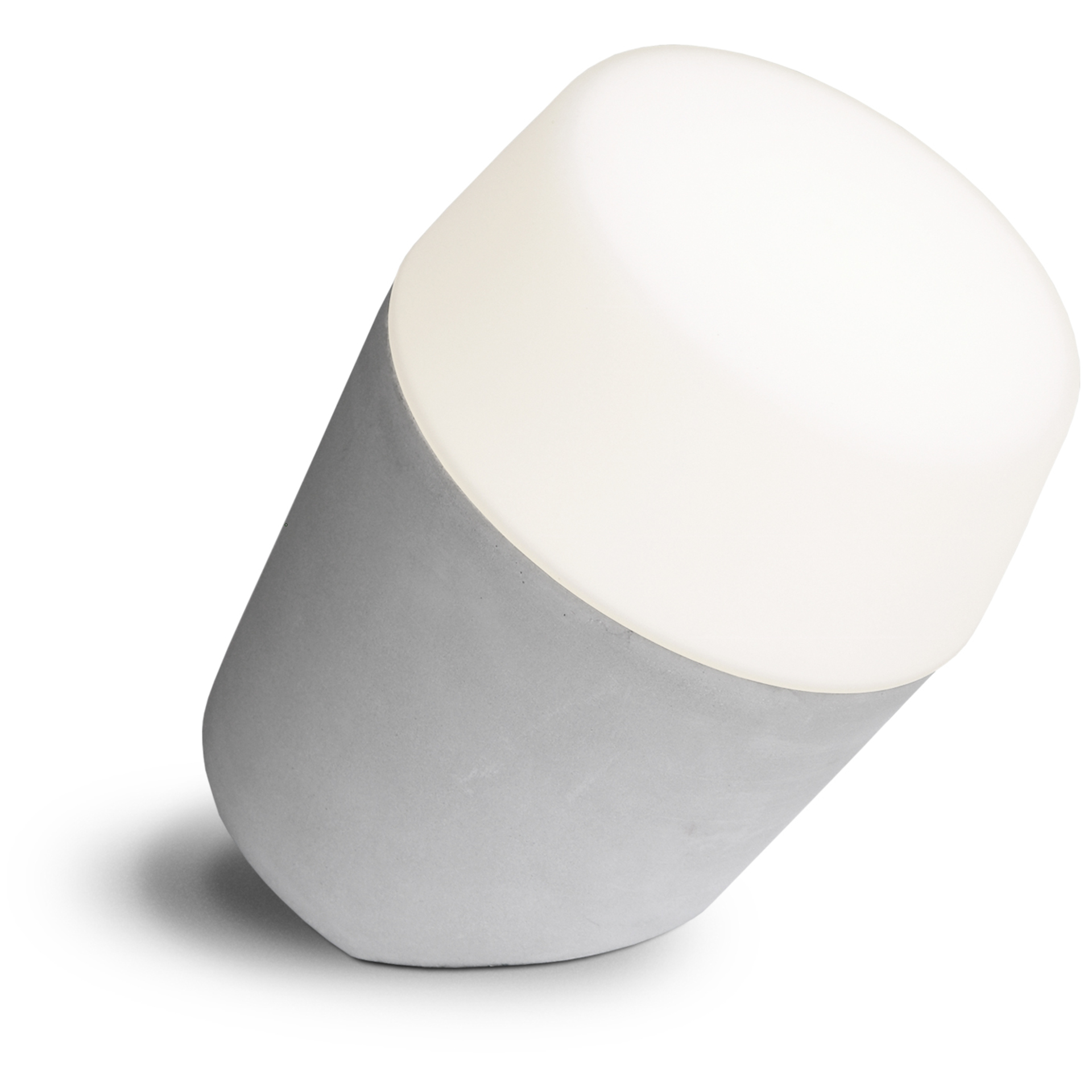 Sessak Designová stolní lampa Louhi - pr. 140 x 175 mm, 15 W, beton, šedá SE LOUPBE