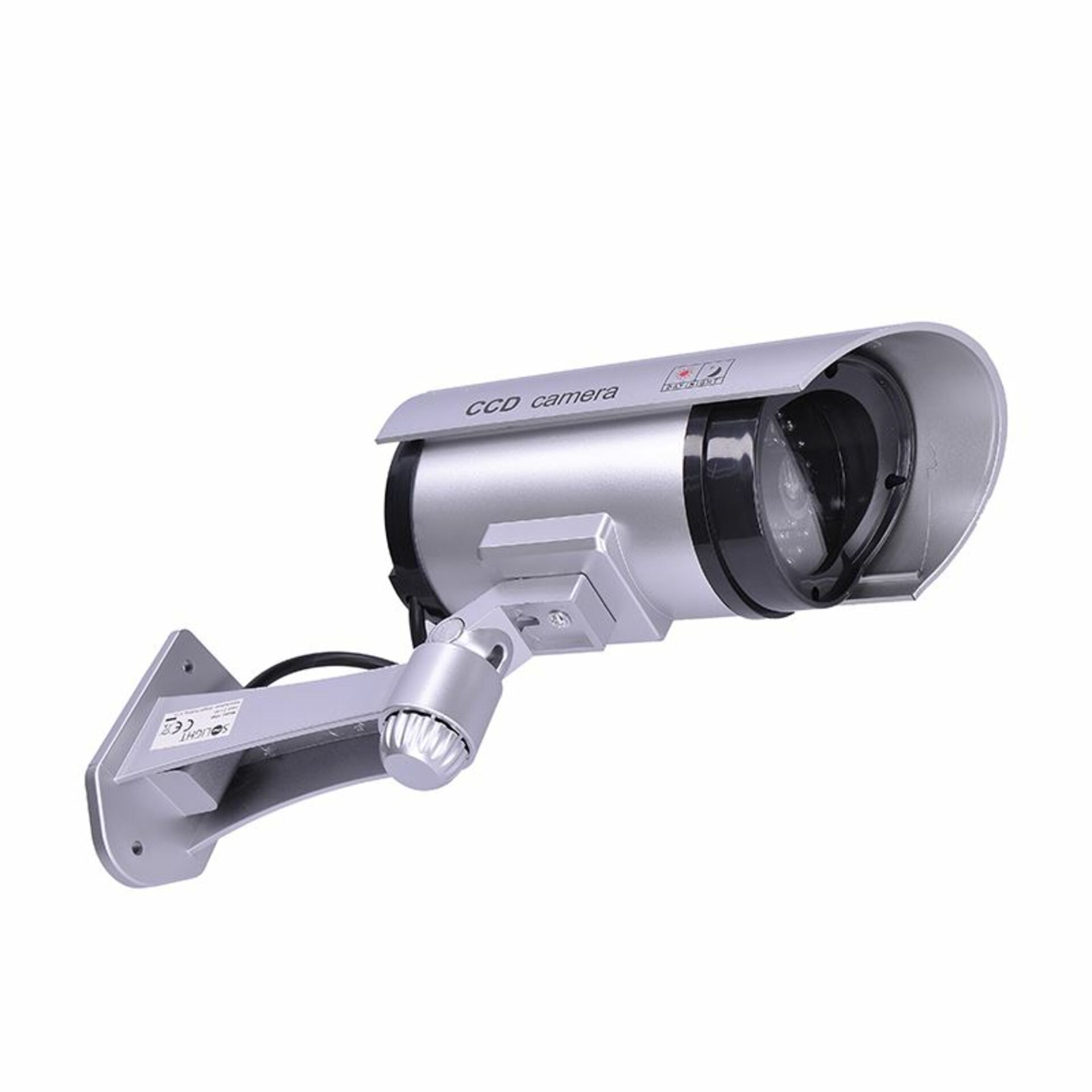 Levně Solight maketa bezpečnostní kamery, na stěnu, LED dioda, 2 x AA 1D40