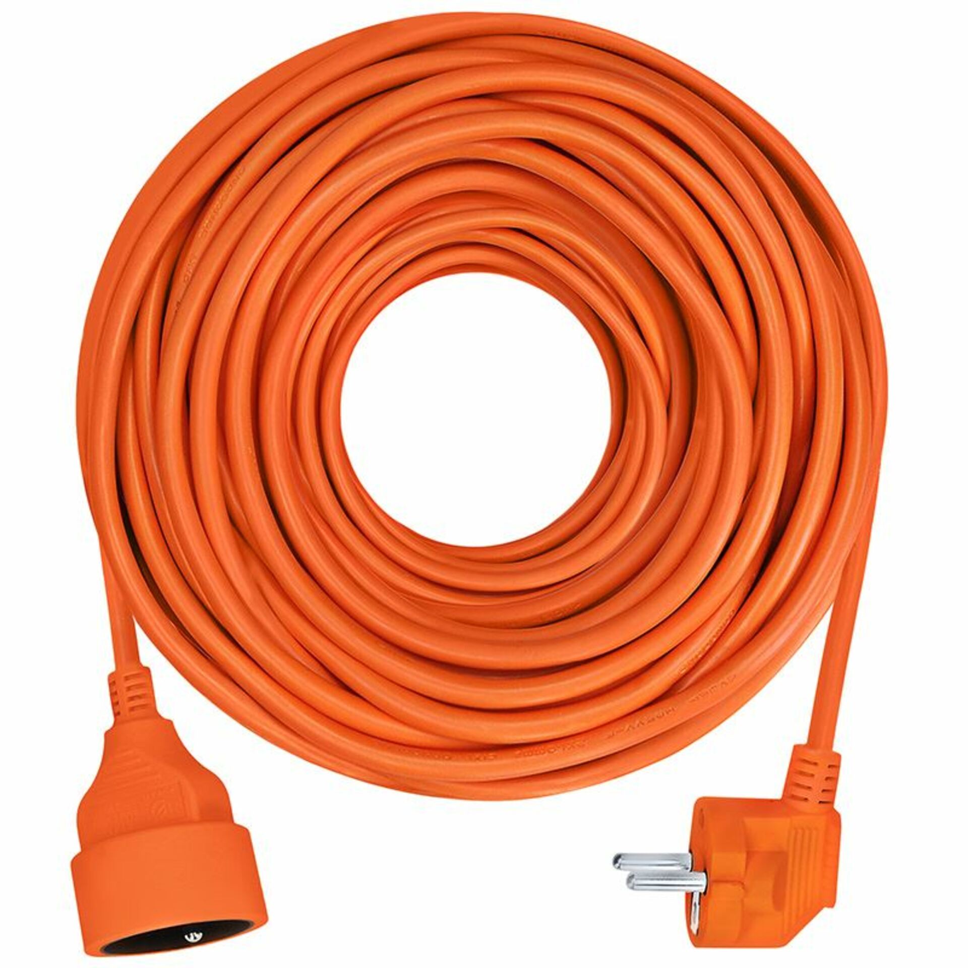 Levně Solight prodlužovací kabel - spojka, 1 zásuvka, oranžová, 10m PS16O