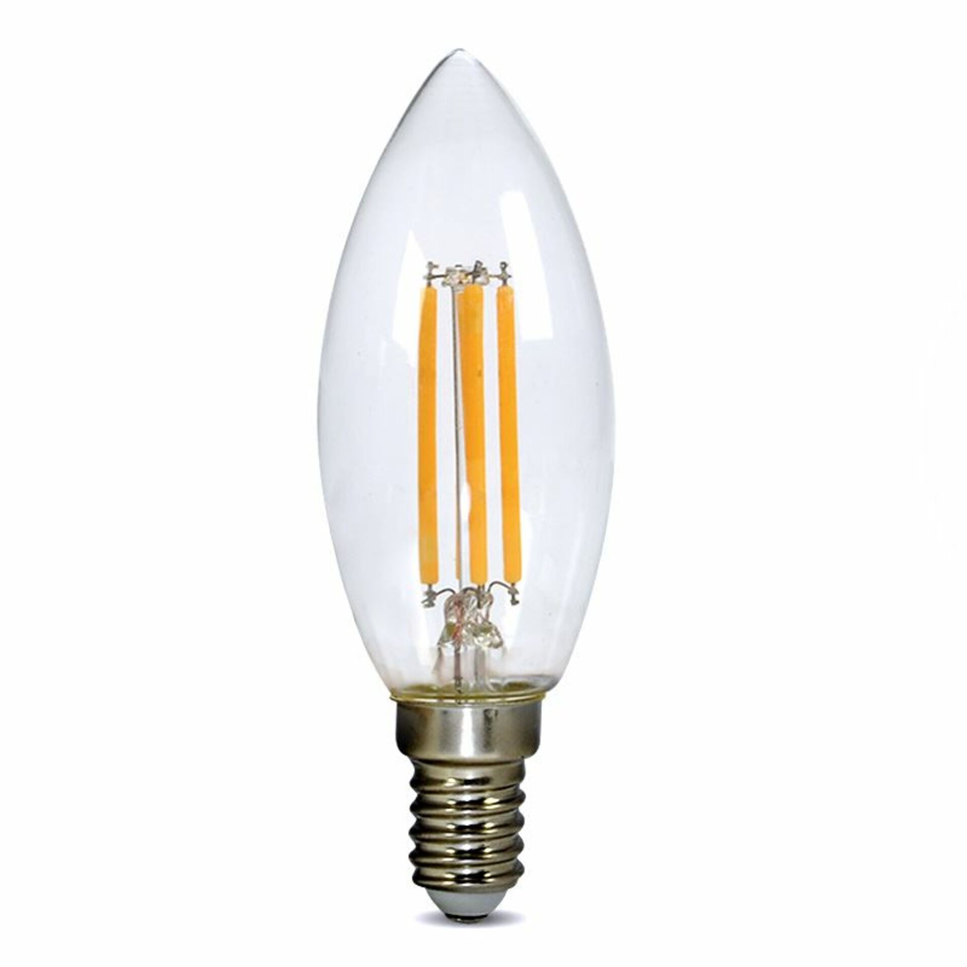 Solight LED žárovka retro, svíčka 4W, E14, 3000K, 360°, 440lm WZ401A-1