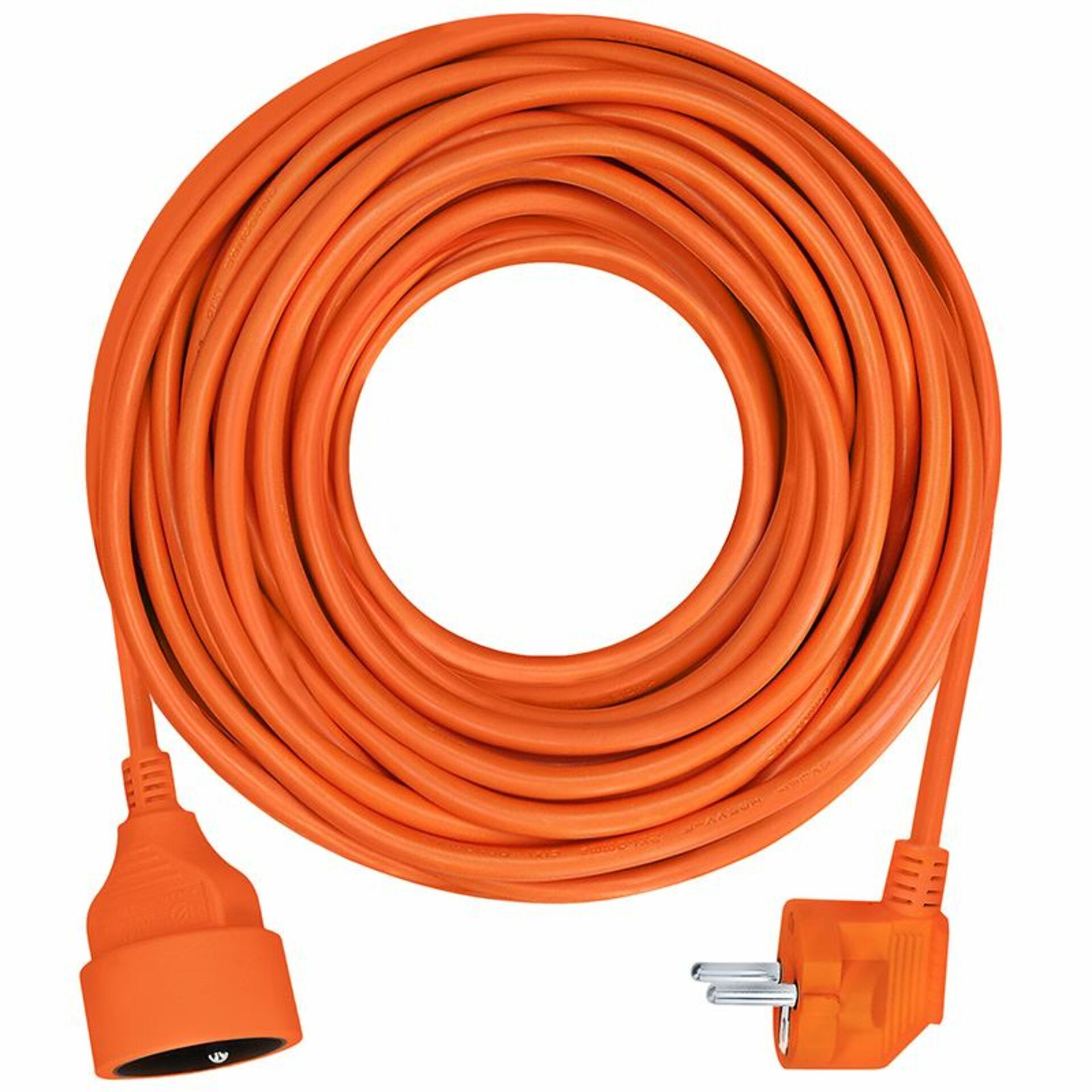 Levně Solight prodlužovací kabel - spojka, 1 zásuvka, oranžová, 7m PS15O