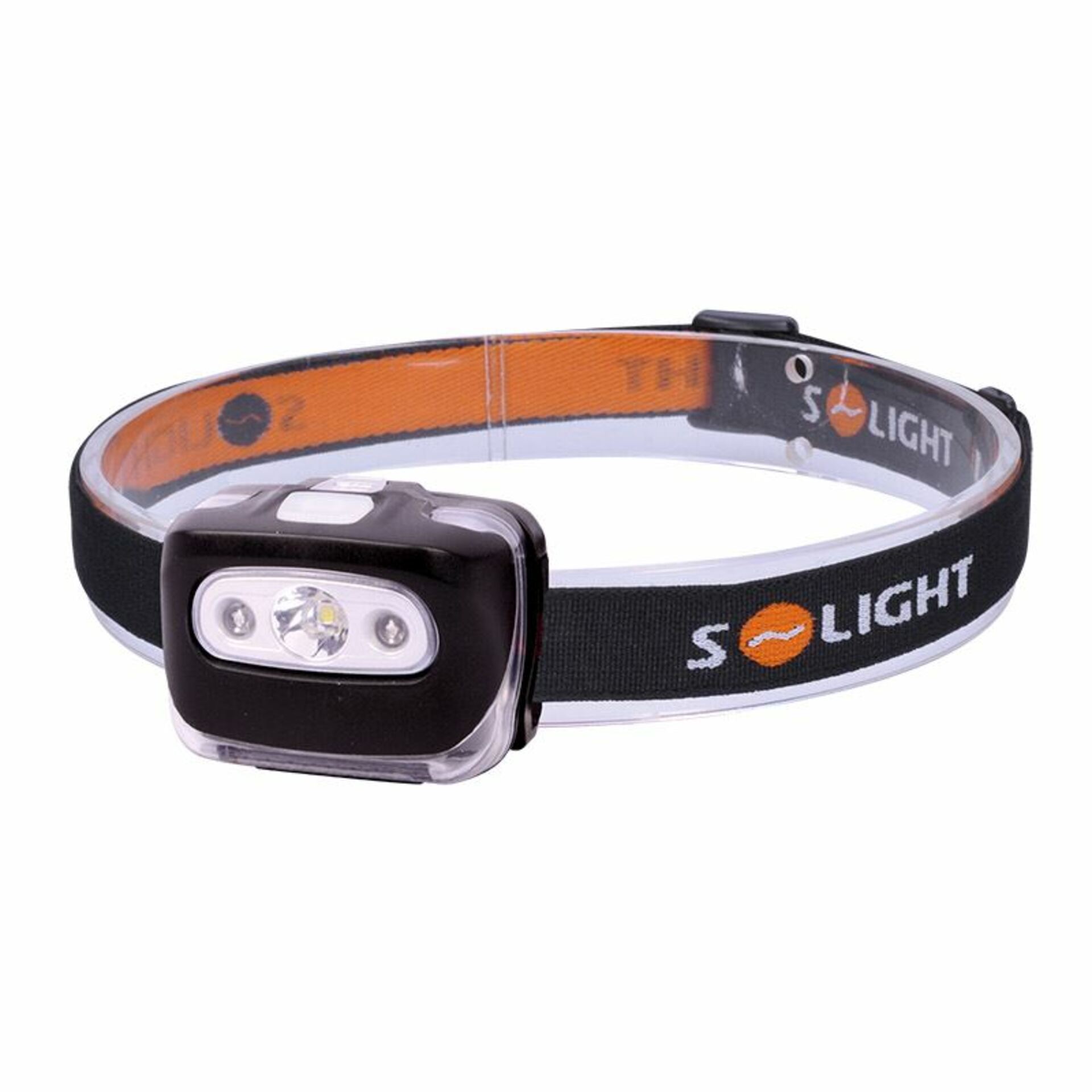 Solight čelová LED svítilna, 3W + červené světlo, 3x AAA WH27