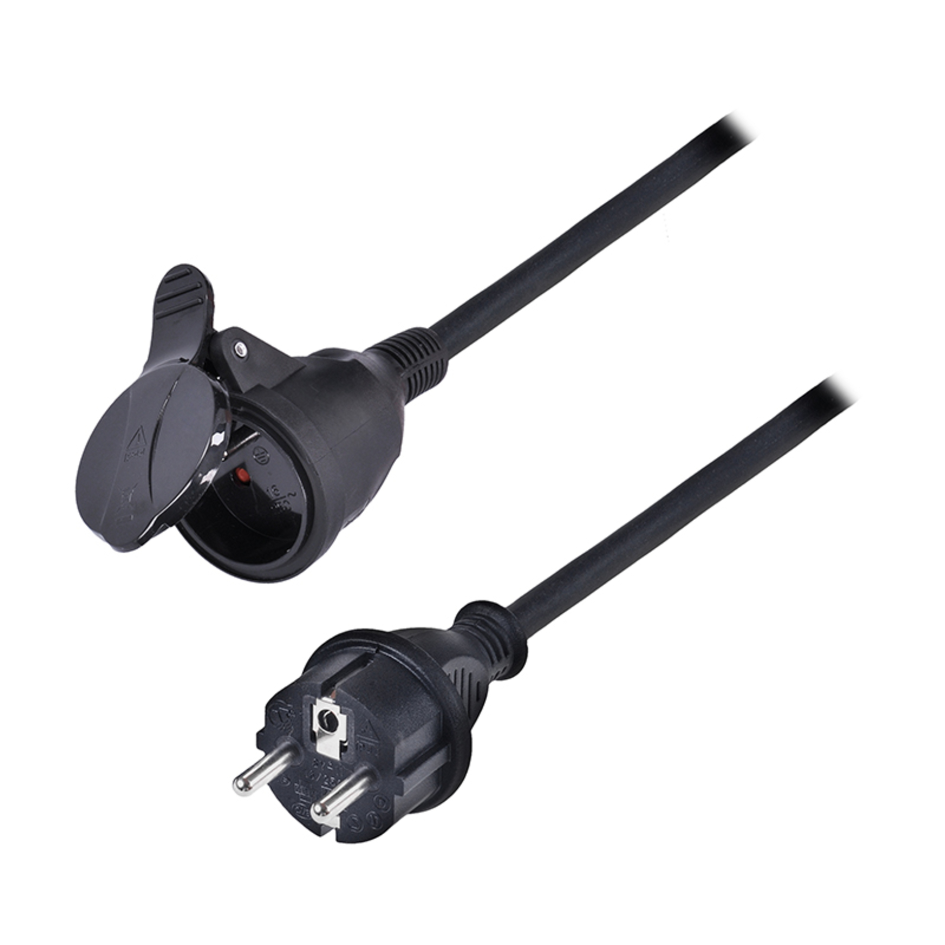 Levně Solight prodlužovací přívod 10m, 1 zásuvka IP44, 3 x 2.5mm2, kabel guma-neopren H07RN-F PS35