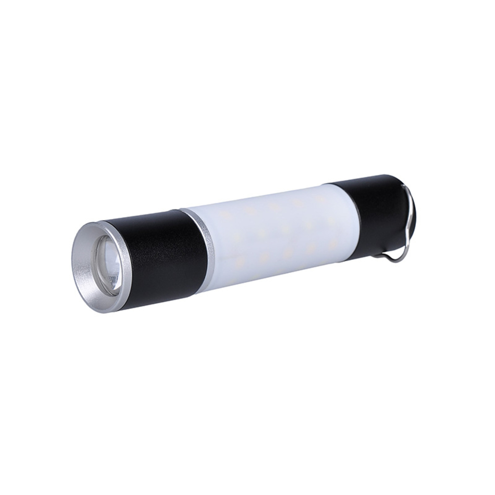 Solight LED nabíjecí ruční svítilna s kampingovou lucernou, 250lm, power bank, Li-Ion WN43
