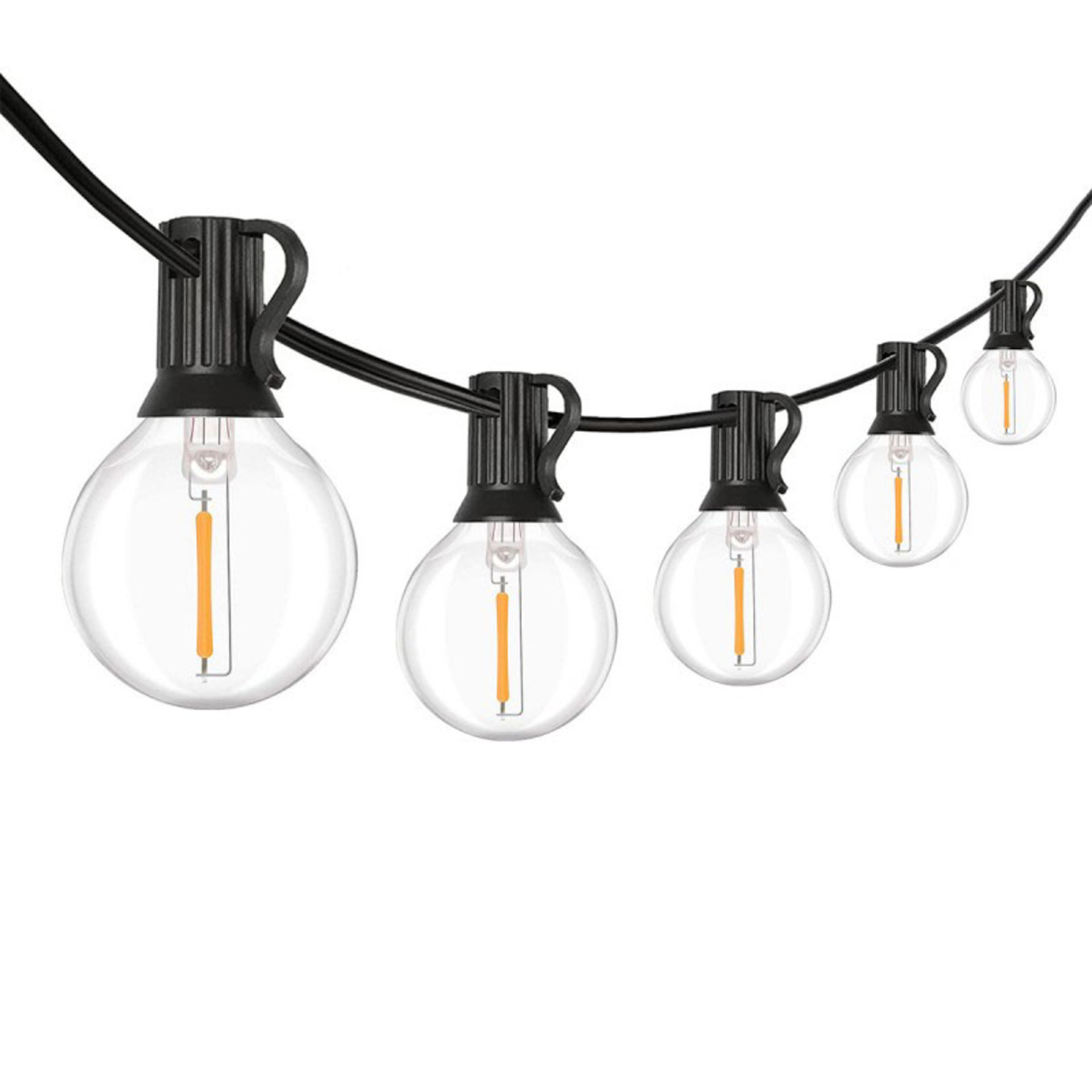 Solight LED venkovní řetěz s žárovkami, 10 žárovek, 5m+3m, 500lm, teplá bílá WO794-2