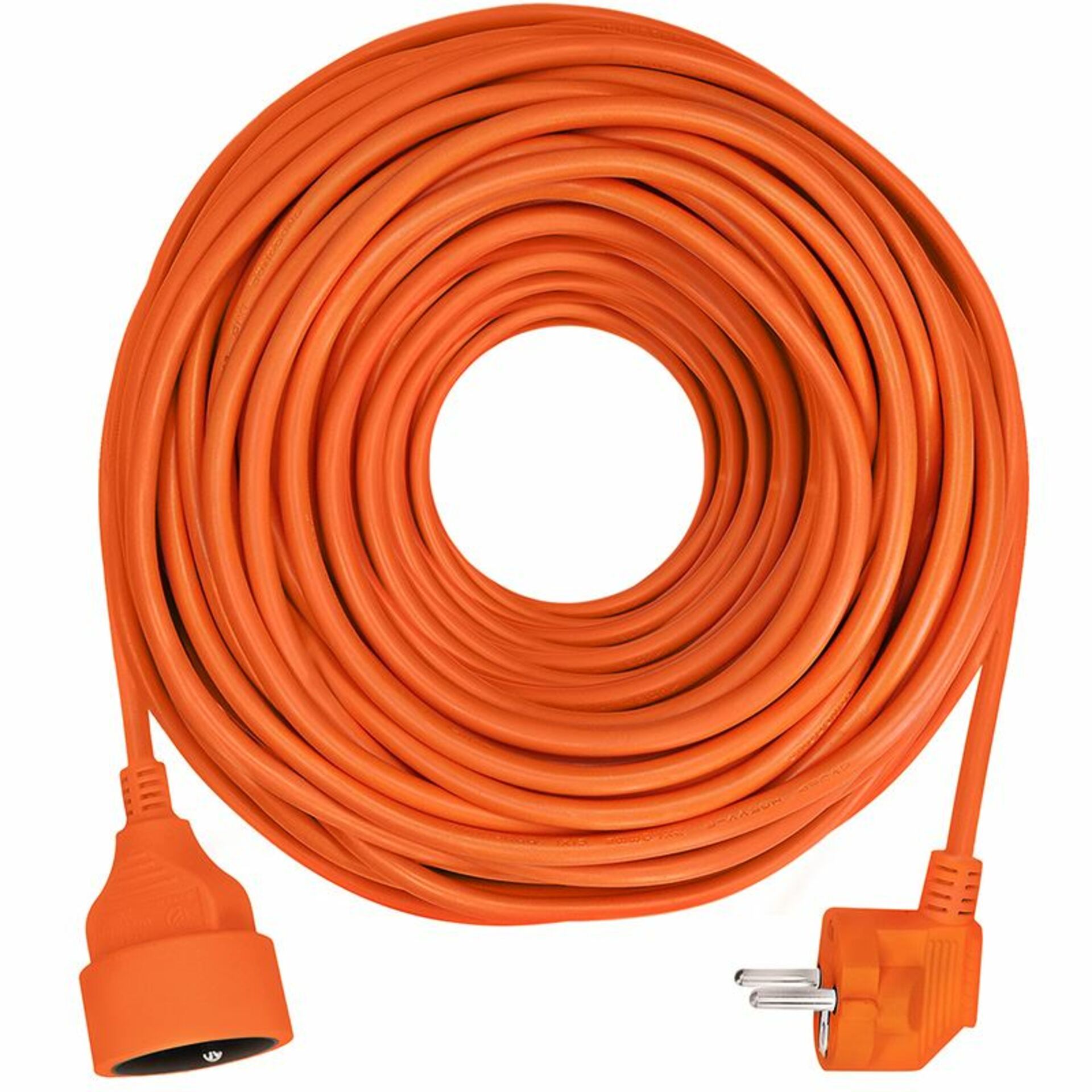 Levně Solight prodlužovací kabel - spojka, 1 zásuvka, oranžová, 40m PS11