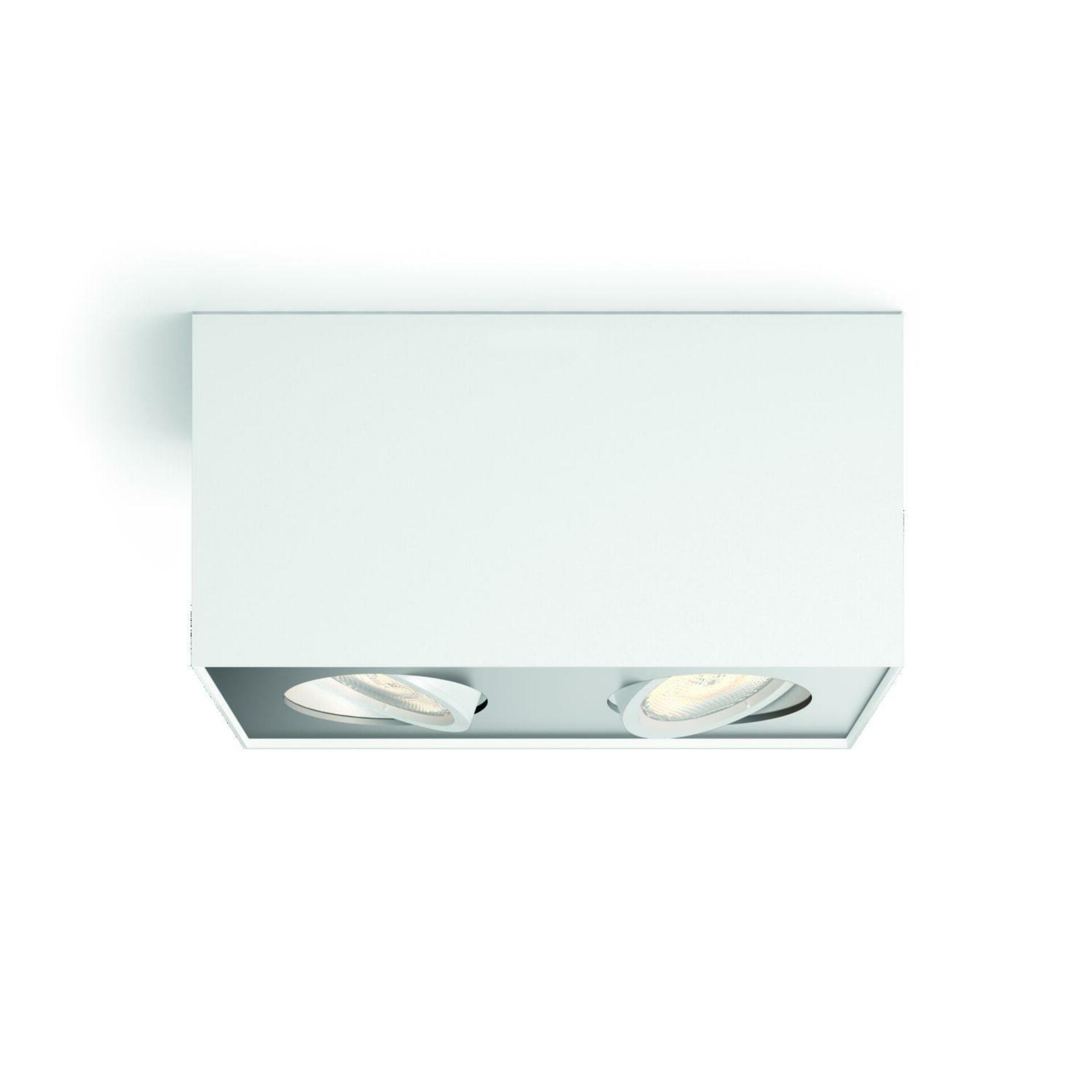 LED Bodové svítidlo Philips Box 50492/31/P0 bílé 2x4,5W