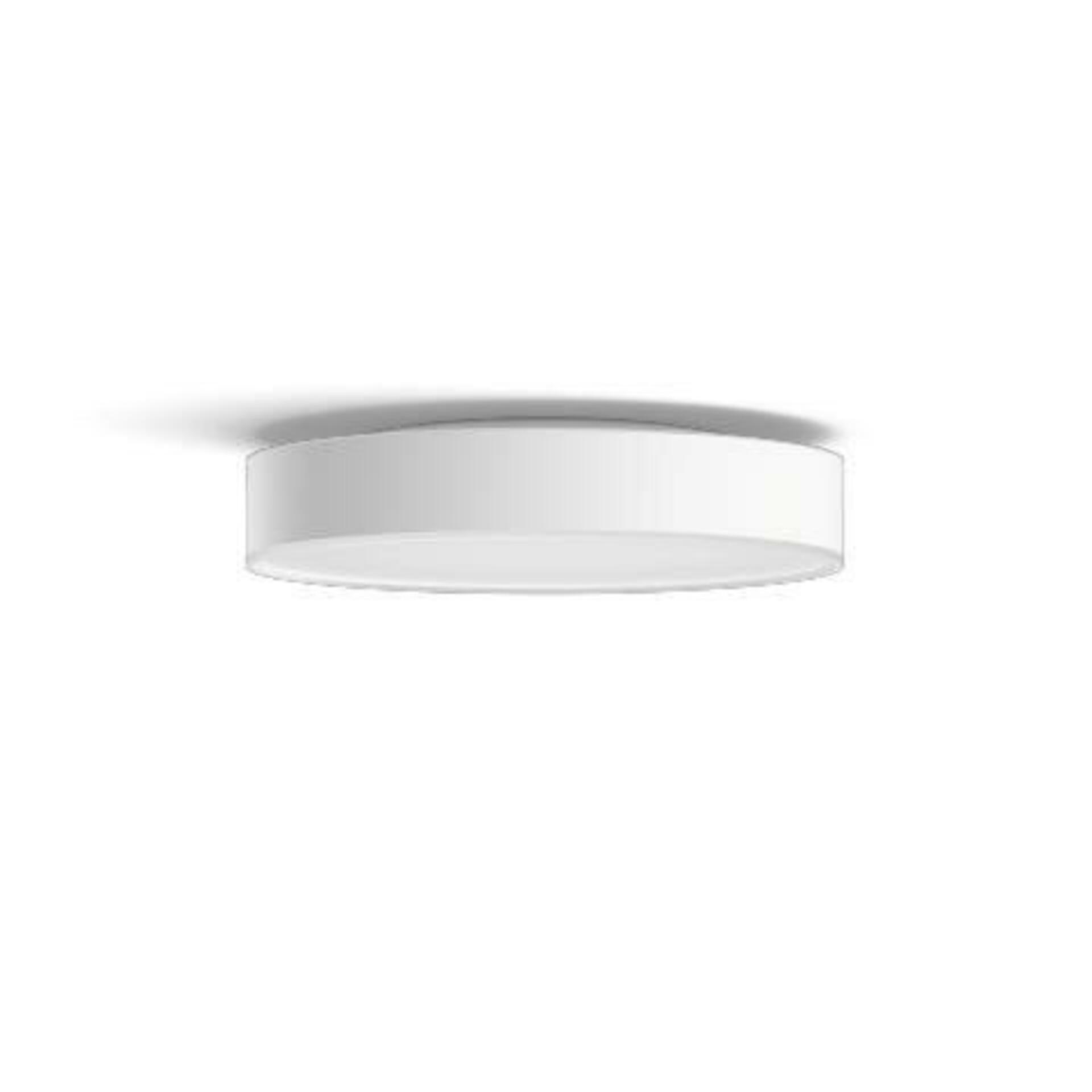 PHILIPS HUE Hue Bluetooth LED White Ambiance Stropní svítidlo Philips Enrave M 41159/31/P6 19,2W 2450lm 2200-6500K IP20 38,1cm bílé, stmívatelné s dálkovým ovladačem