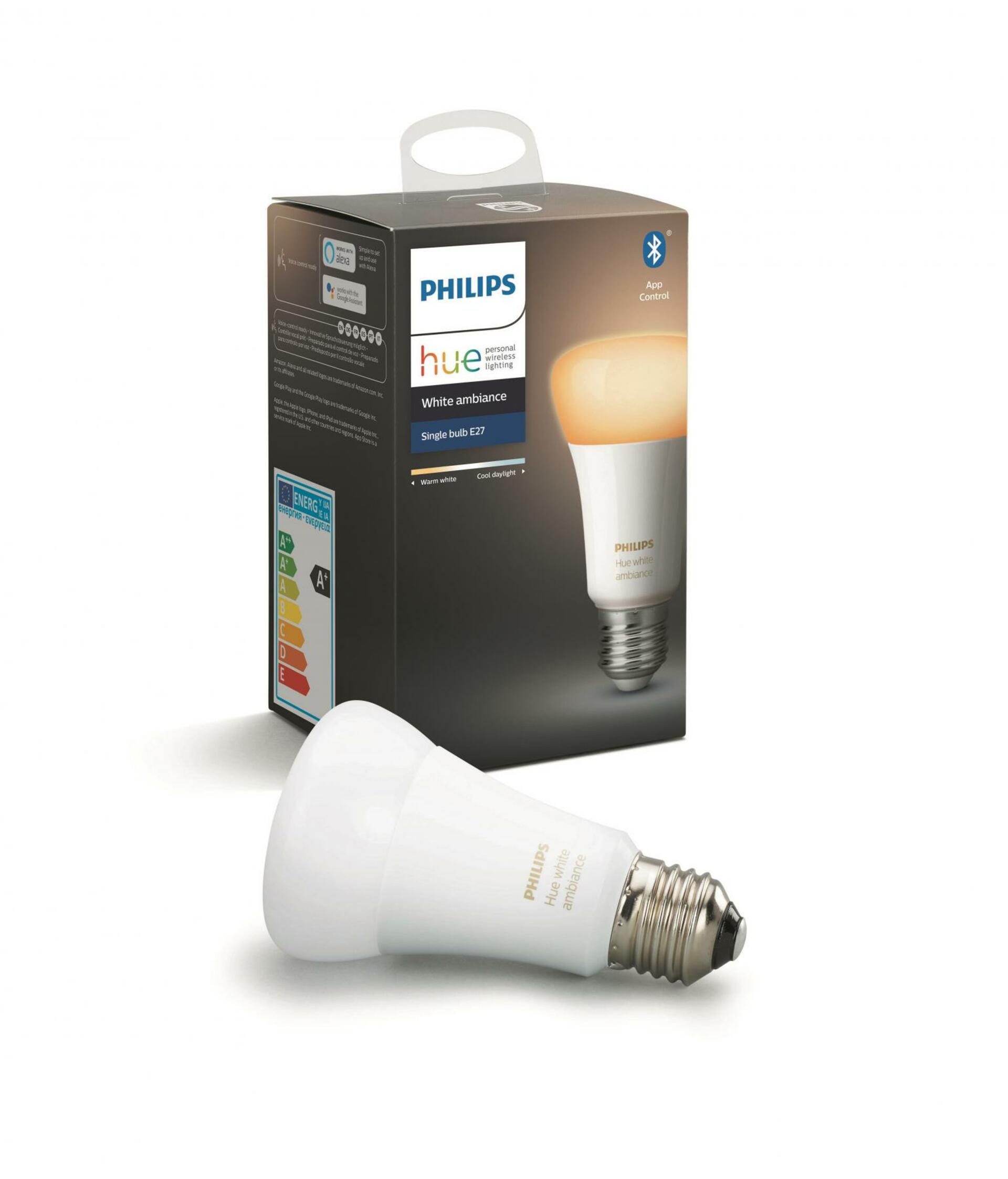 PHILIPS HUE Hue Bluetooth LED White Ambiance žárovka E27 A19 9W 806lm 2200K-6500K