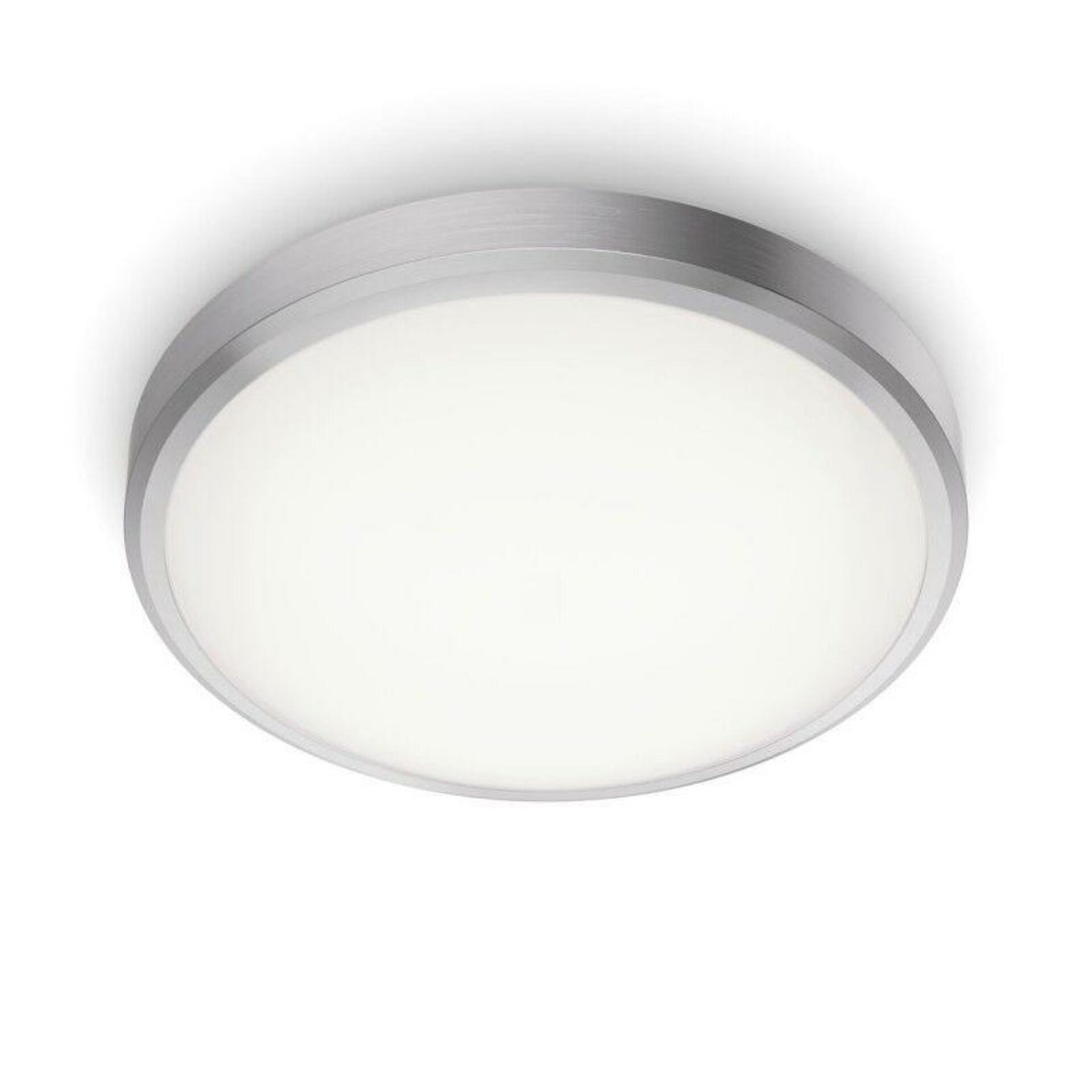 LED Koupelnové stropní přisazené svítidlo Philips DORIS CL257 8718699758943 17W 1700lm 4000K IP44 31,3cm niklové