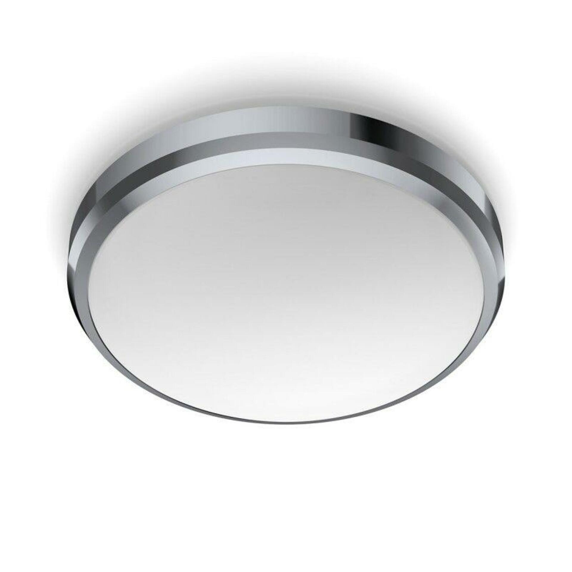 Levně LED Koupelnové stropní přisazené svítidlo Philips DORIS CL257 8718699777197 6W 600lm 2700K IP44 22cm chromové