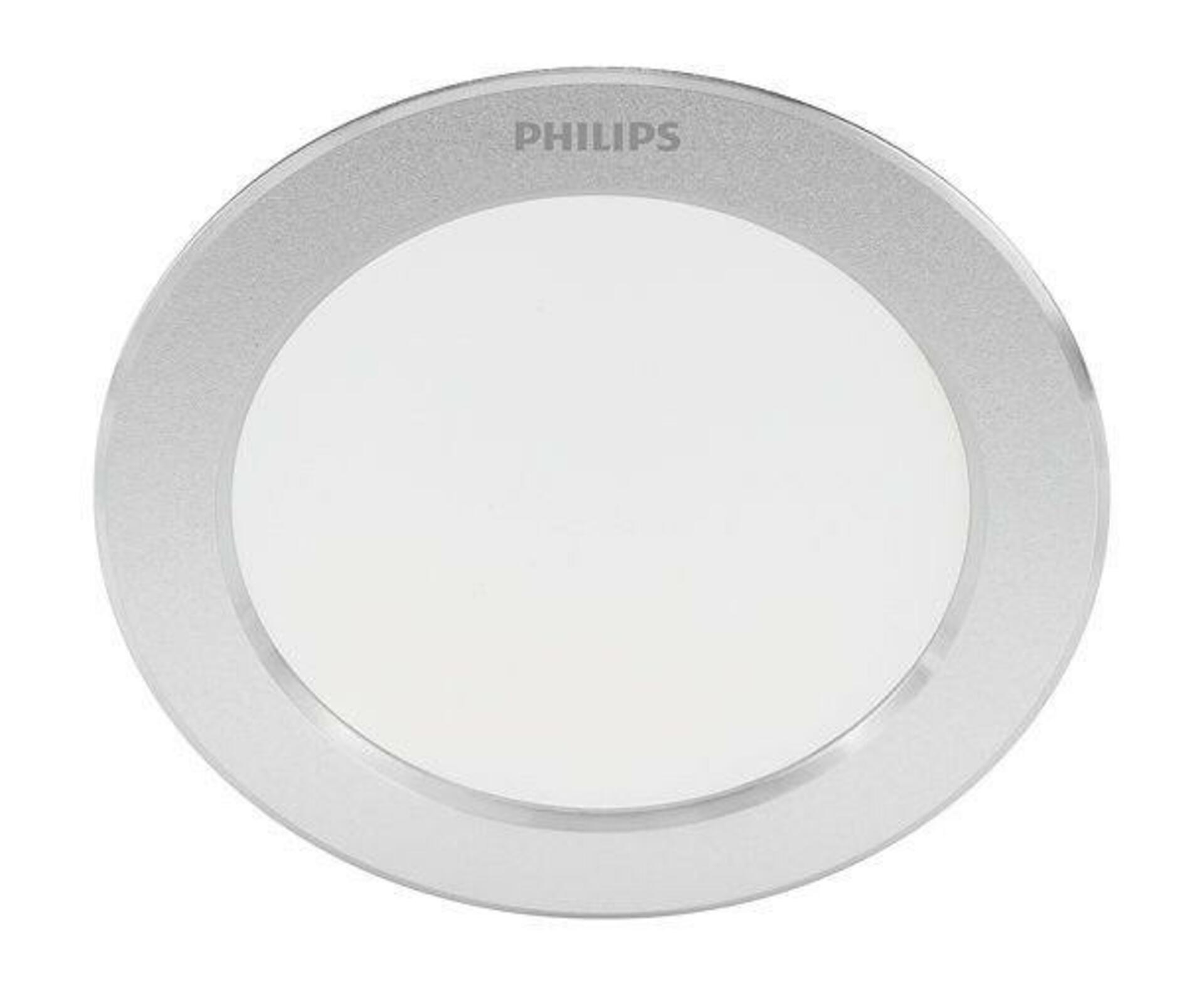 Levně LED Zapuštěné bodové svítidlo Philips DIAMOND CUT DL251 8718699778057 3,5W 300lm2700K IP20 9,5cm stříbrné