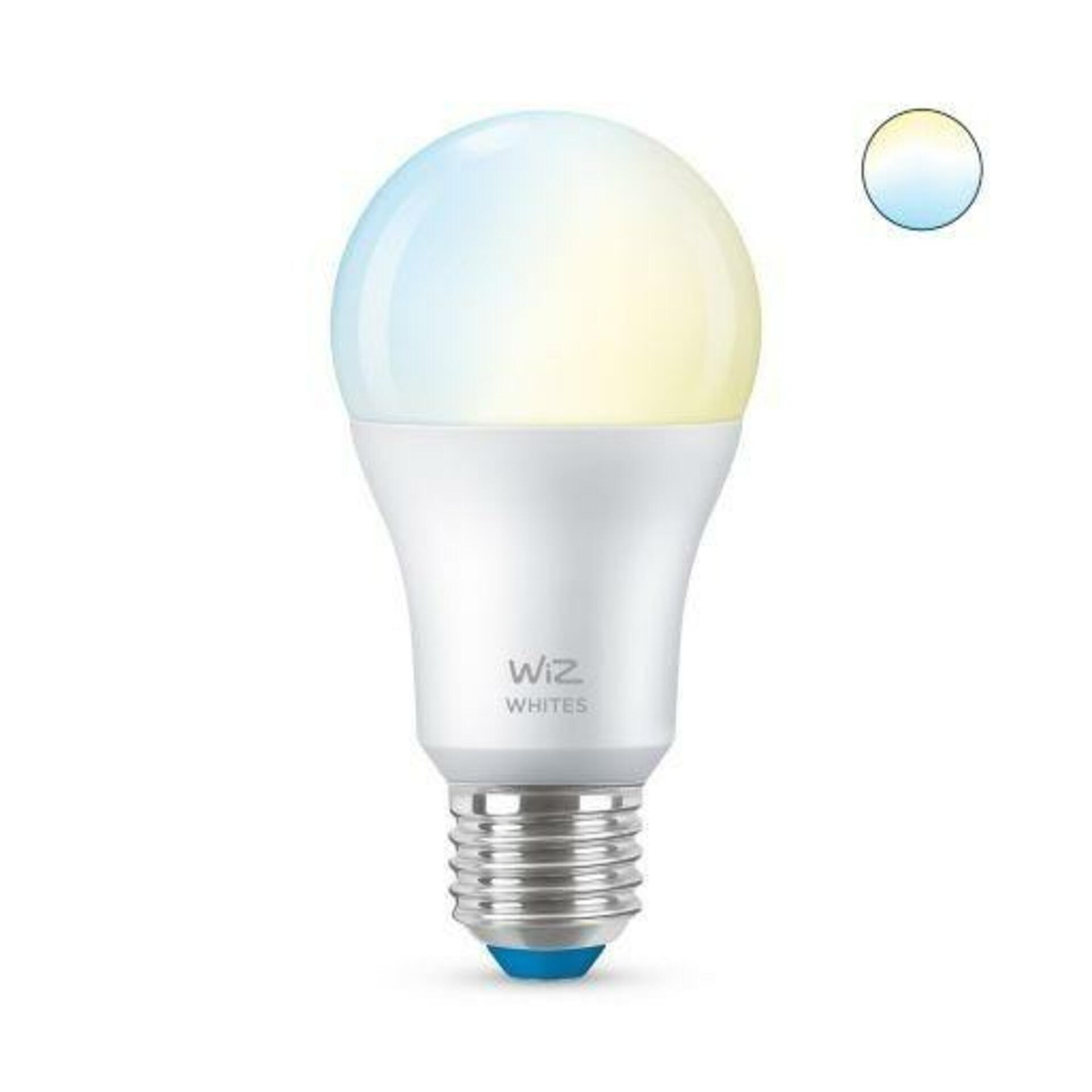 Levně LED Žárovka WiZ Tunable White 8718699787035 E27 A60 8-60W 806lm 2700-6500K, stmívatelná