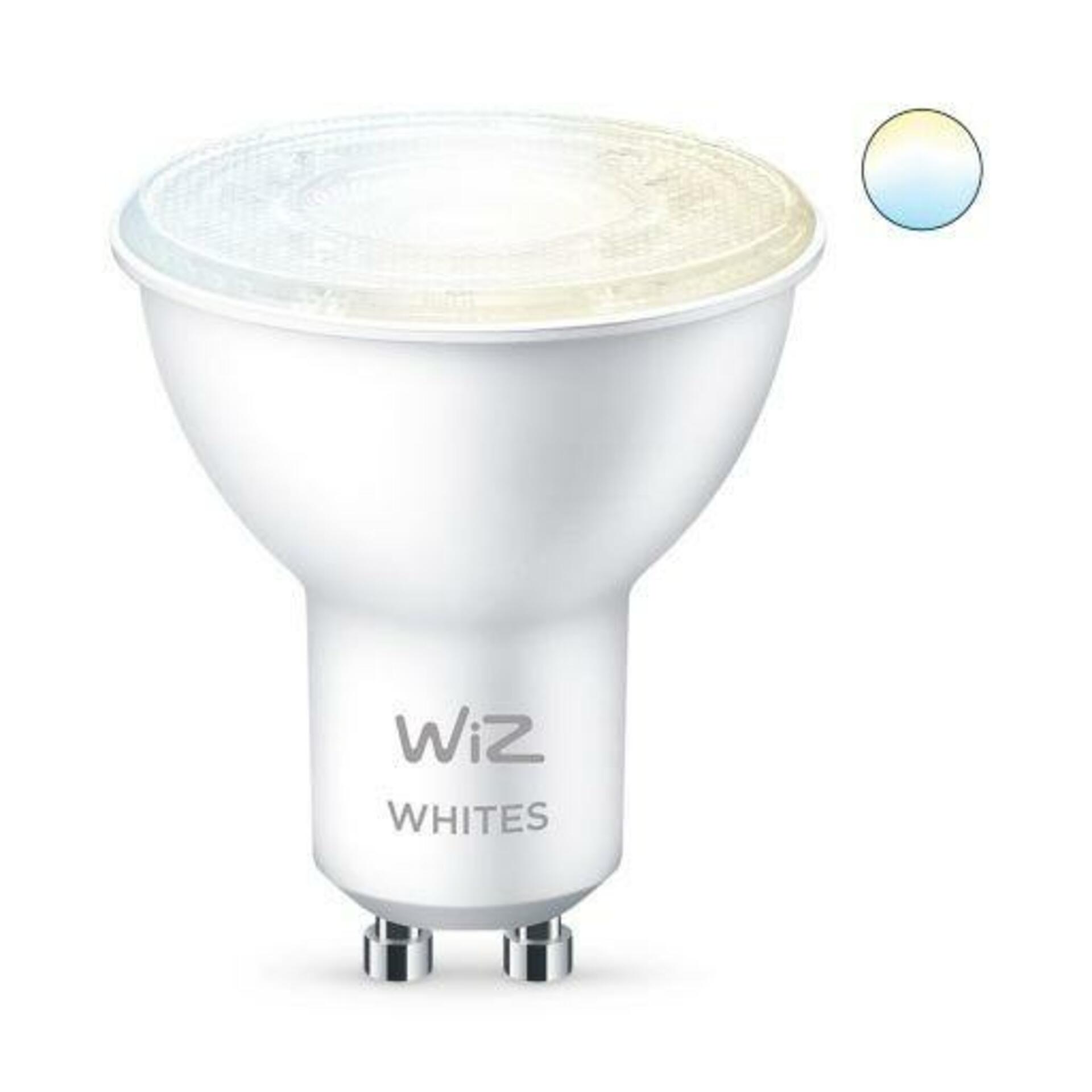 Levně LED Žárovka WiZ Tunable White 8718699787110 GU10 PAR16 4,9-50W 345lm 2700-6500K, stmívatelná
