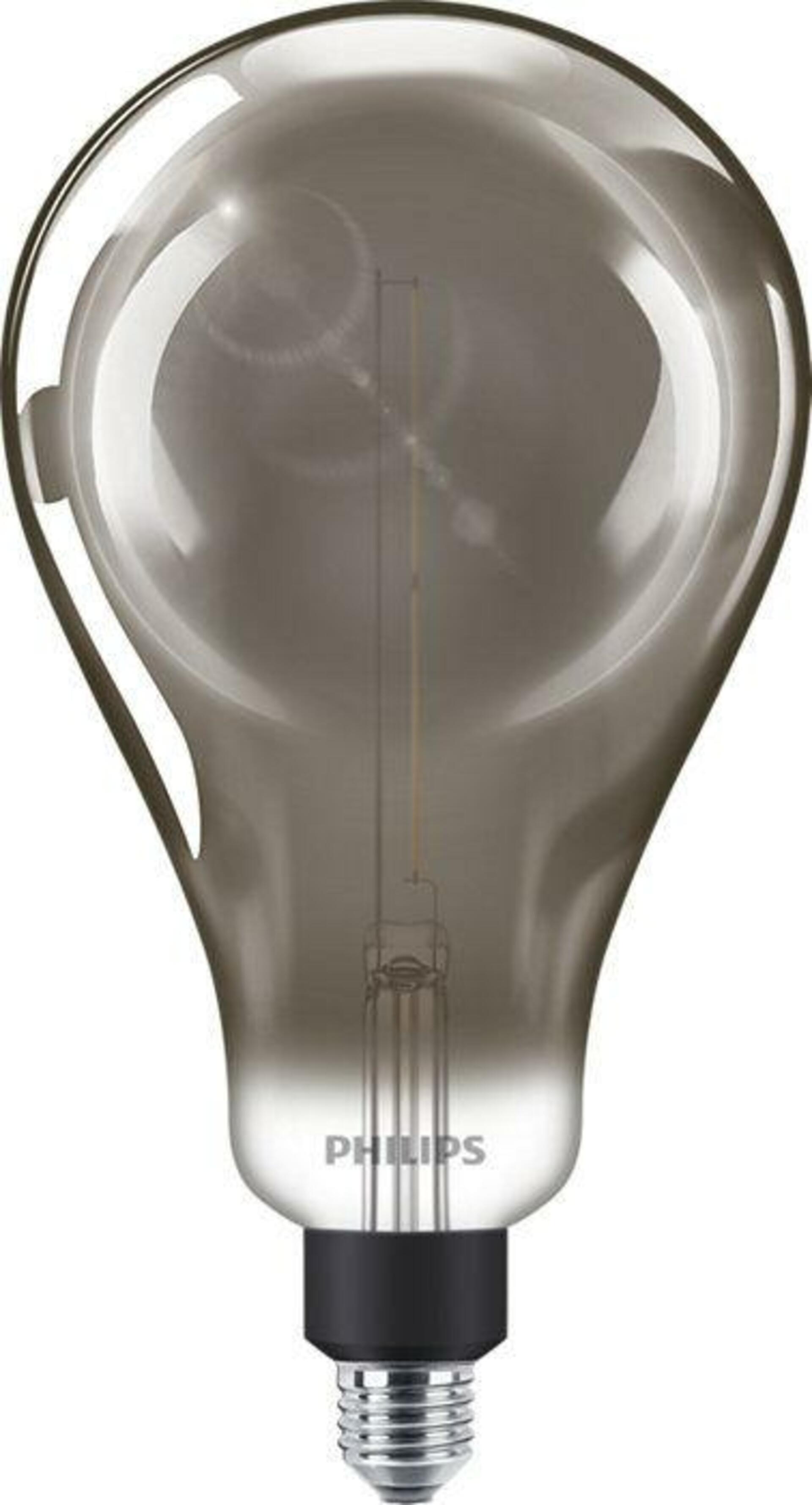 Philips Vintage LED žárovka E27 A160 6,5W 200lm 1800K stmívatelná, smoky