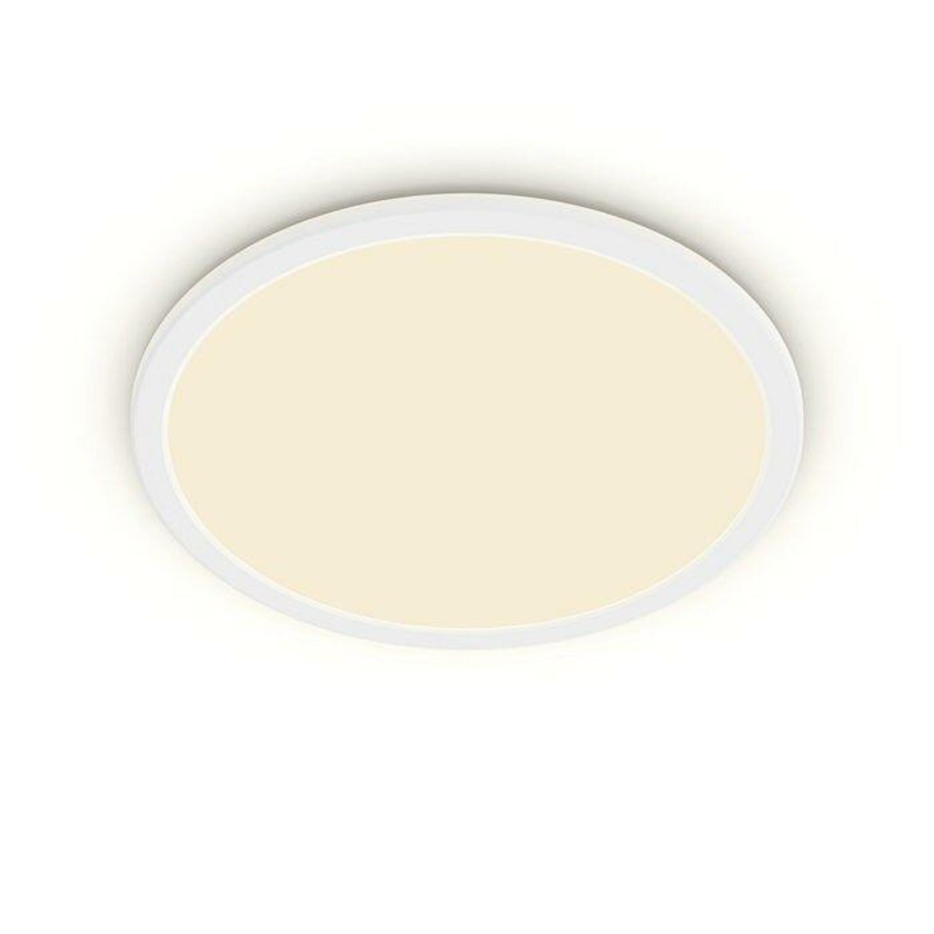 Levně LED Koupelnové stropní svítidlo Philips Superslim CL550 8719514327184 15W 1300lm 2700K IP44 25cm bílé, 3-krokové stmívání