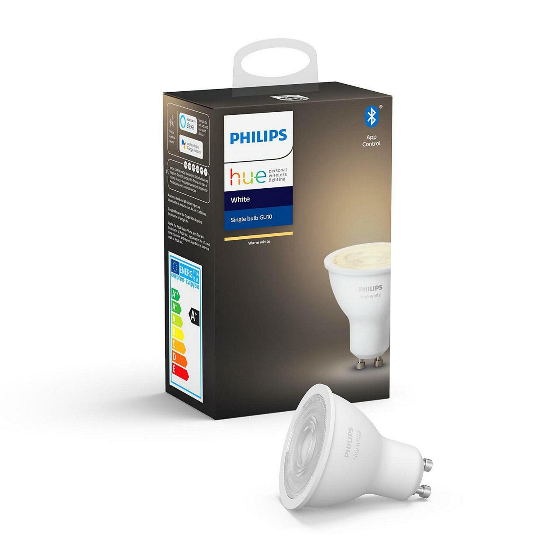 PHILIPS HUE Hue Bluetooth LED White žárovka GU10 5.2W 400lm 2700K