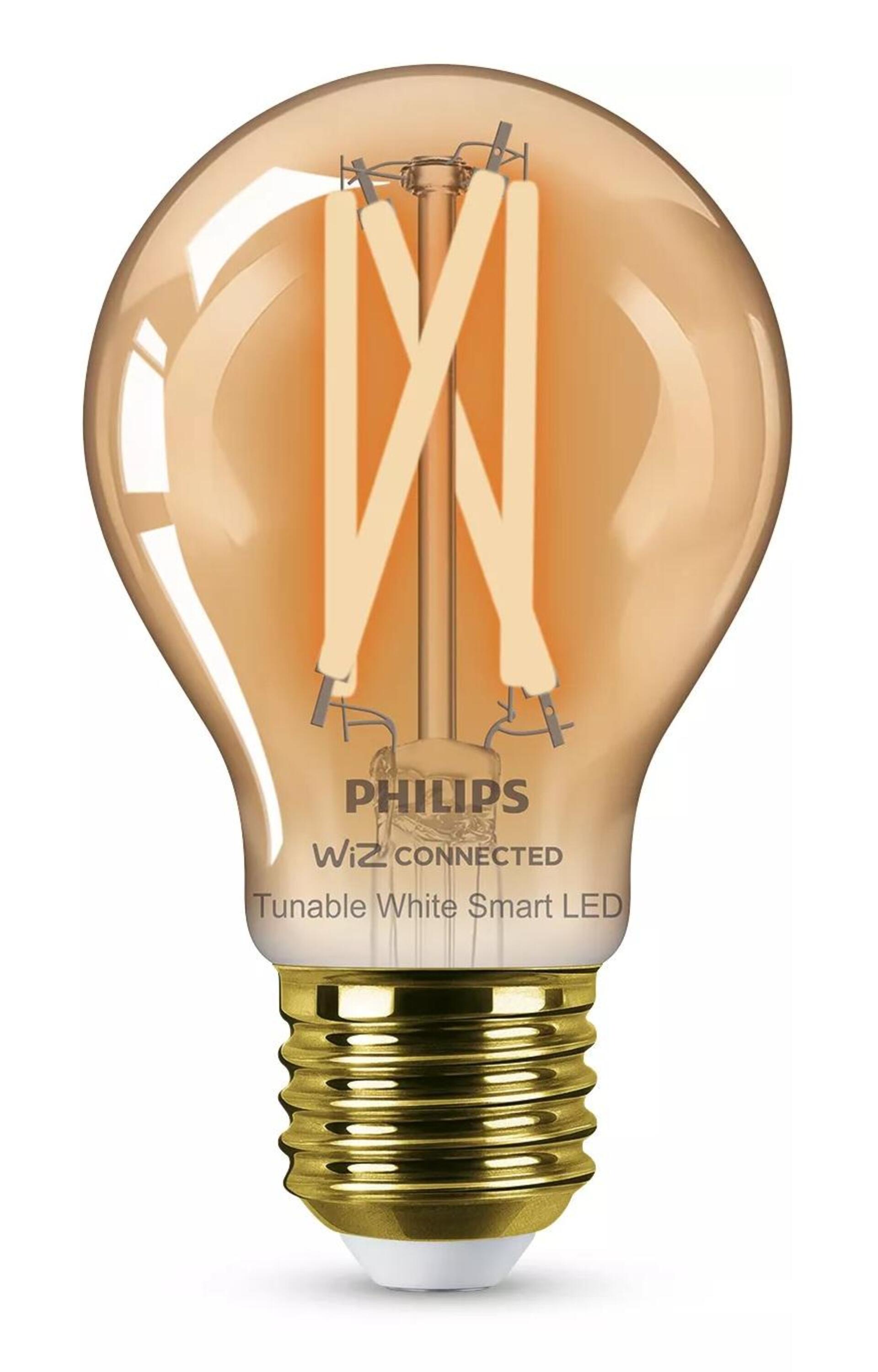 Levně WiZ Smart LED Žárovka Filament oranžová 7 W (ekv. 50 W) 640lm 2000-5000K A60 E27
