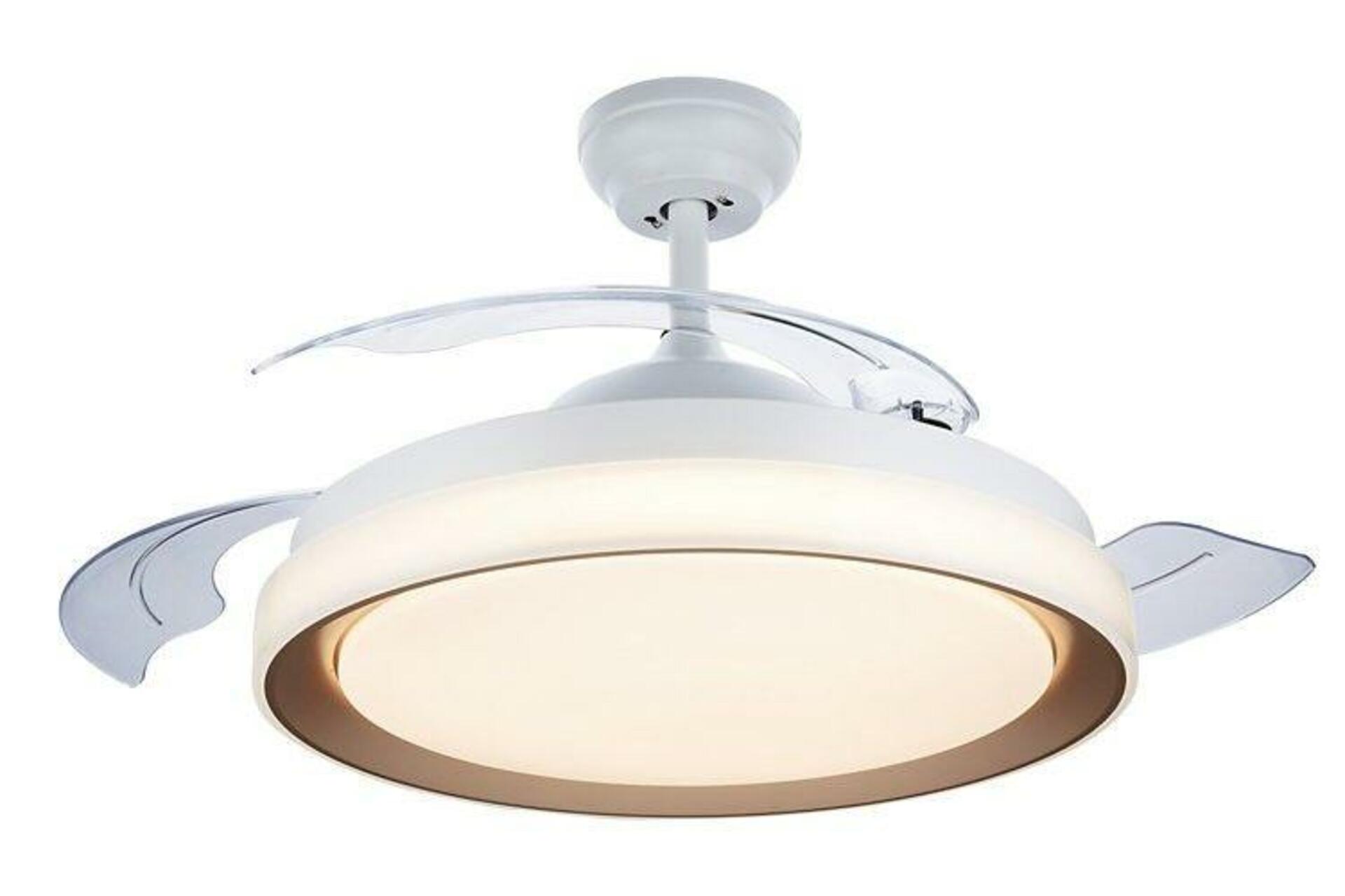 Levně LED Stropní svítidlo s ventilátorem Philips Bliss 8719514408531 45W (větrák) + 35W (světlo) 4500lm 3000K/4000K/5500K IP20 51cm zlaté s dálkovým ovládáním