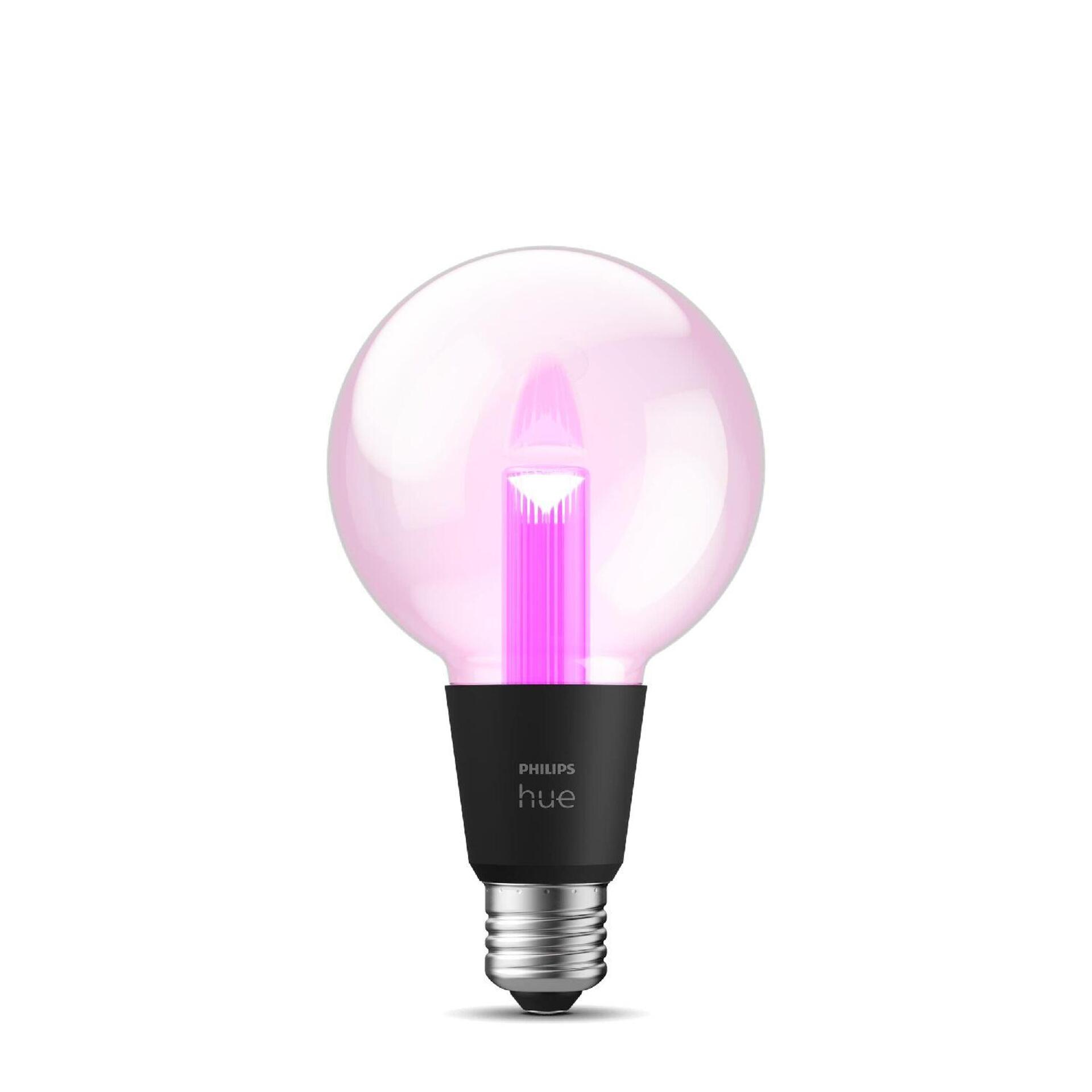 Levně Philips Hue Lightguide LED žárovka E27 G95 6,8W 500lm 2000-6500K RGB CRI80 IP20, stmívatelná