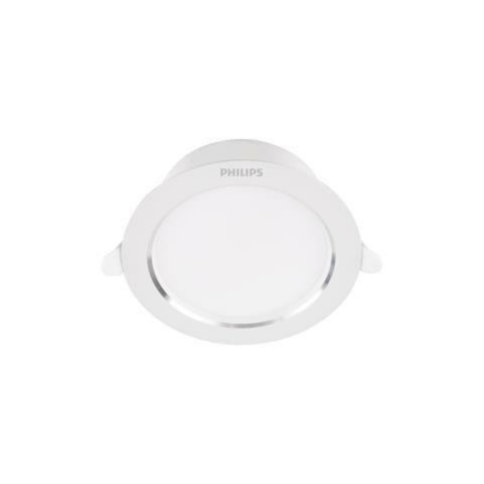 Philips DIAMOND podhledové LED svítidlo 1x3,5W 300lm 3000K IP20 9,5cm kulaté, stříbrné