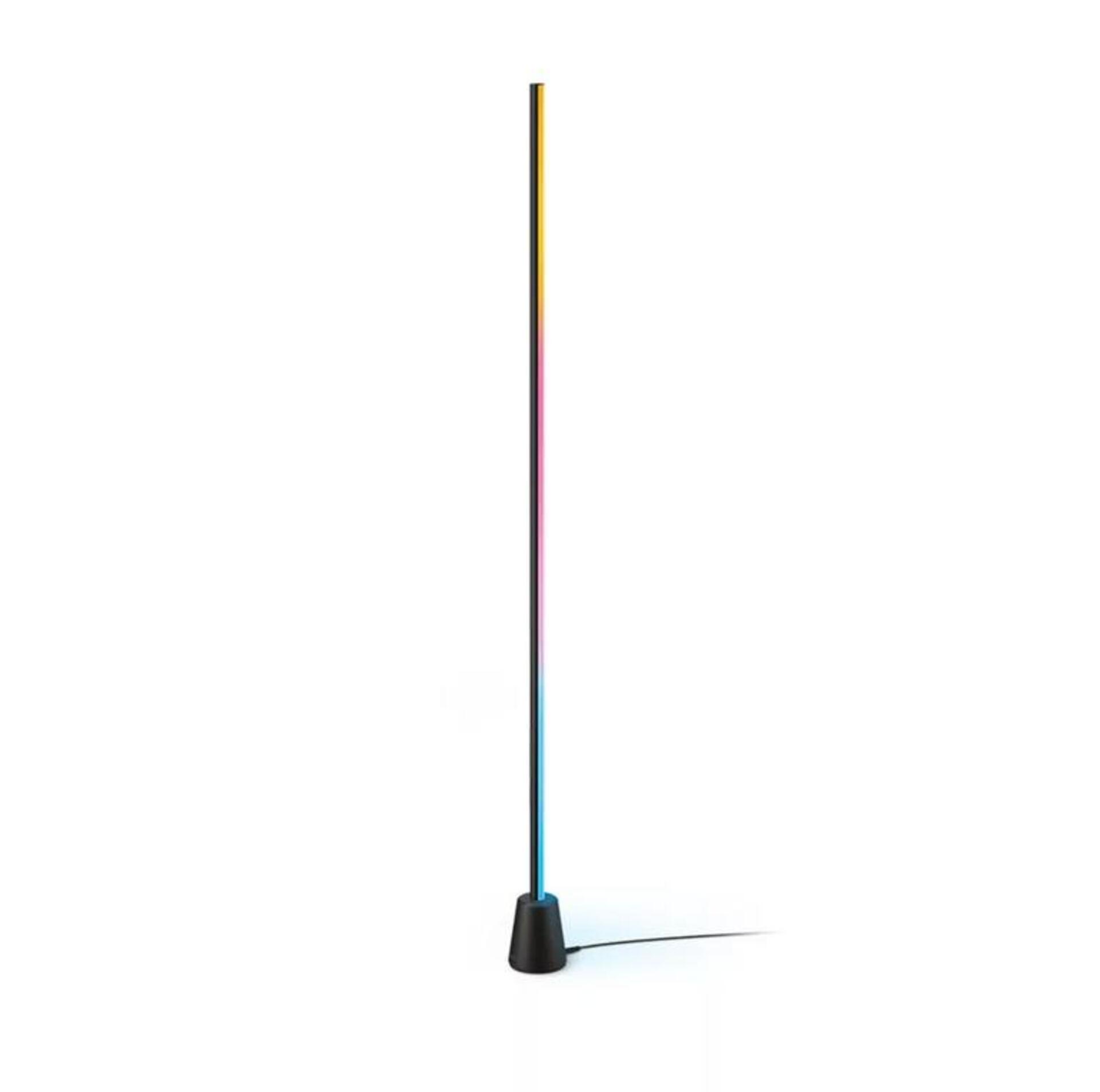 Levně WiZ Floor LED stojací lampa, 2700-5500K, 1,4m, nastavitelná barva světla, černá, RGB