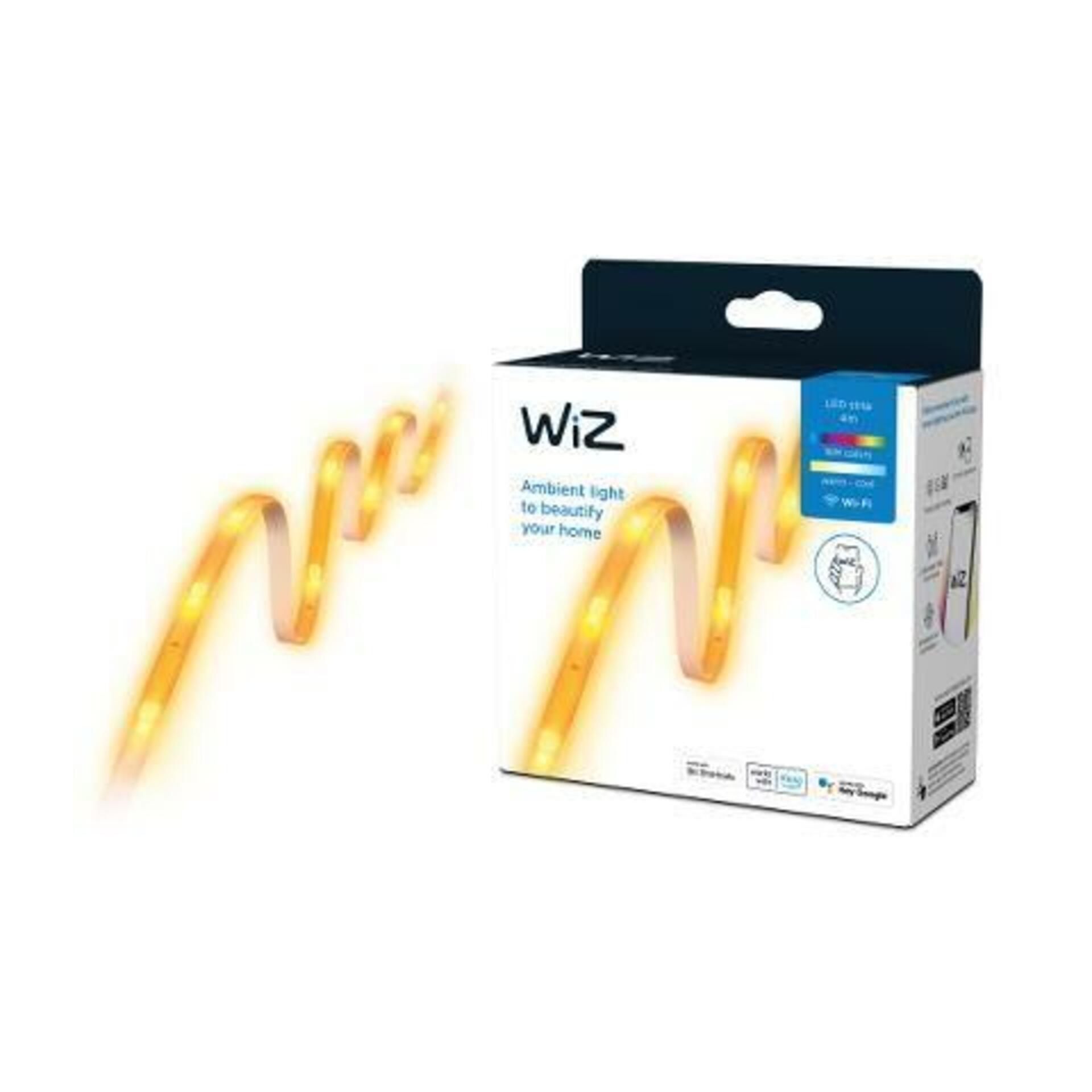 Levně WiZ 1x LED pásek 4m 13W 840lm 2700-5000K RGBW IP20, stmívatelný