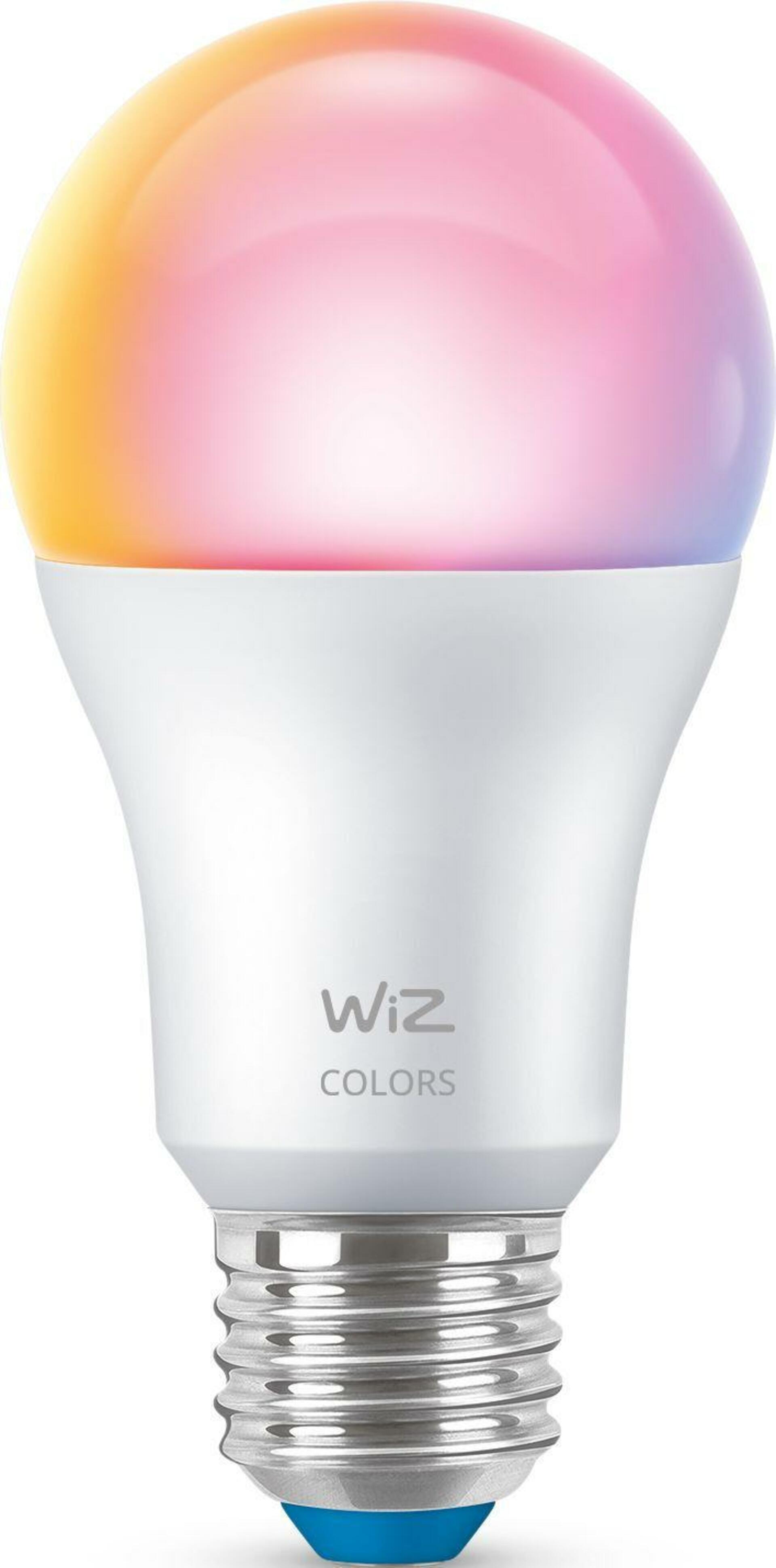 Levně WiZ LED žárovka E27 A60 8W 806lm 2200-6500K RGB IP20, stmívatelná