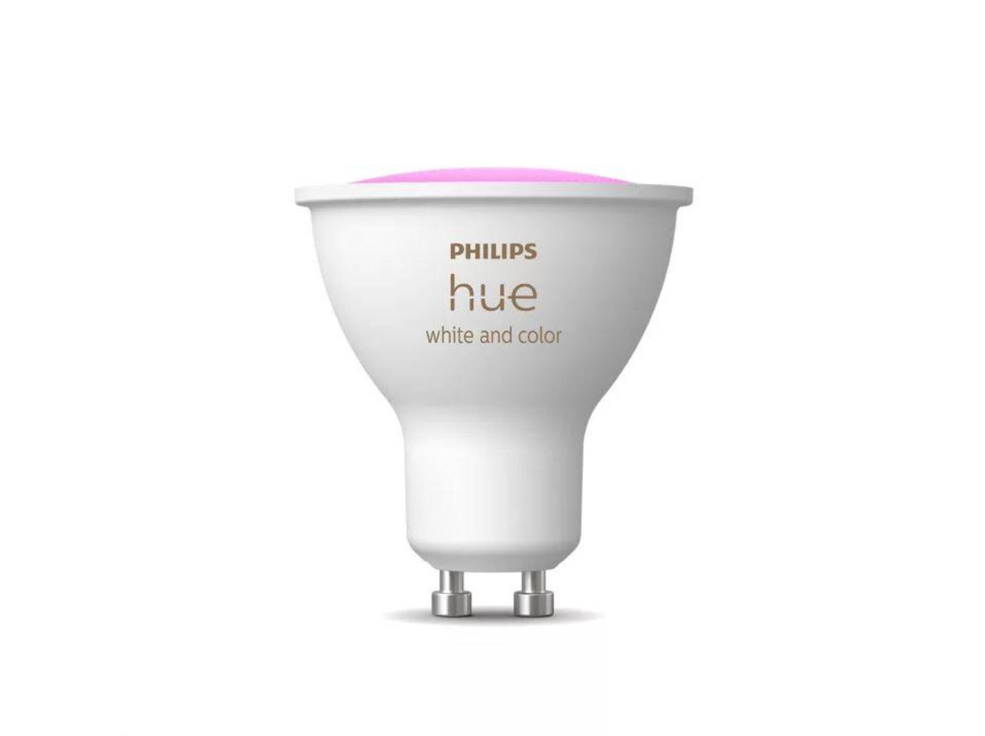 Levně Philips Hue WACA LED žárovka GU10 4,2W 400lm 2000-6500K RGB CRI80 IP20