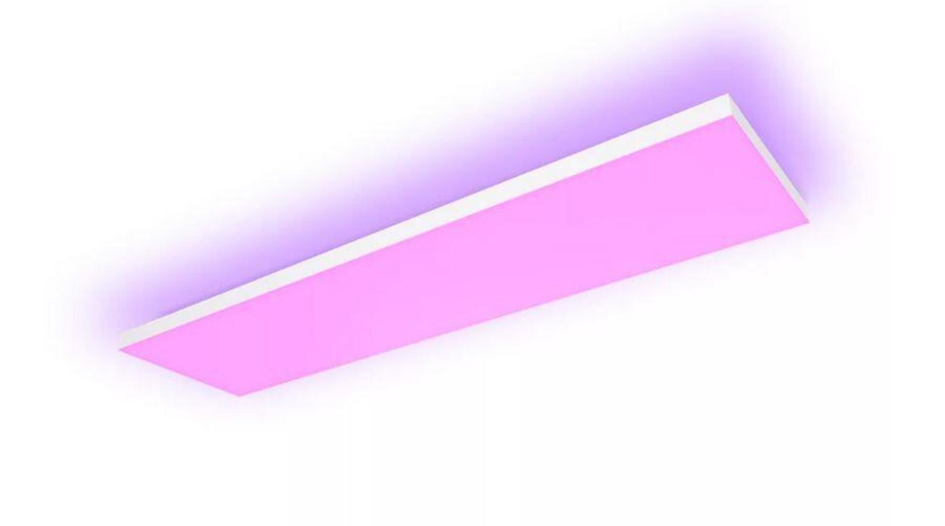 Levně Philips Hue Datura slim ceiling REC stropní svítidlo LED 67W 4250lm 2000-6500K RGB 30x120cm IP20, bílé