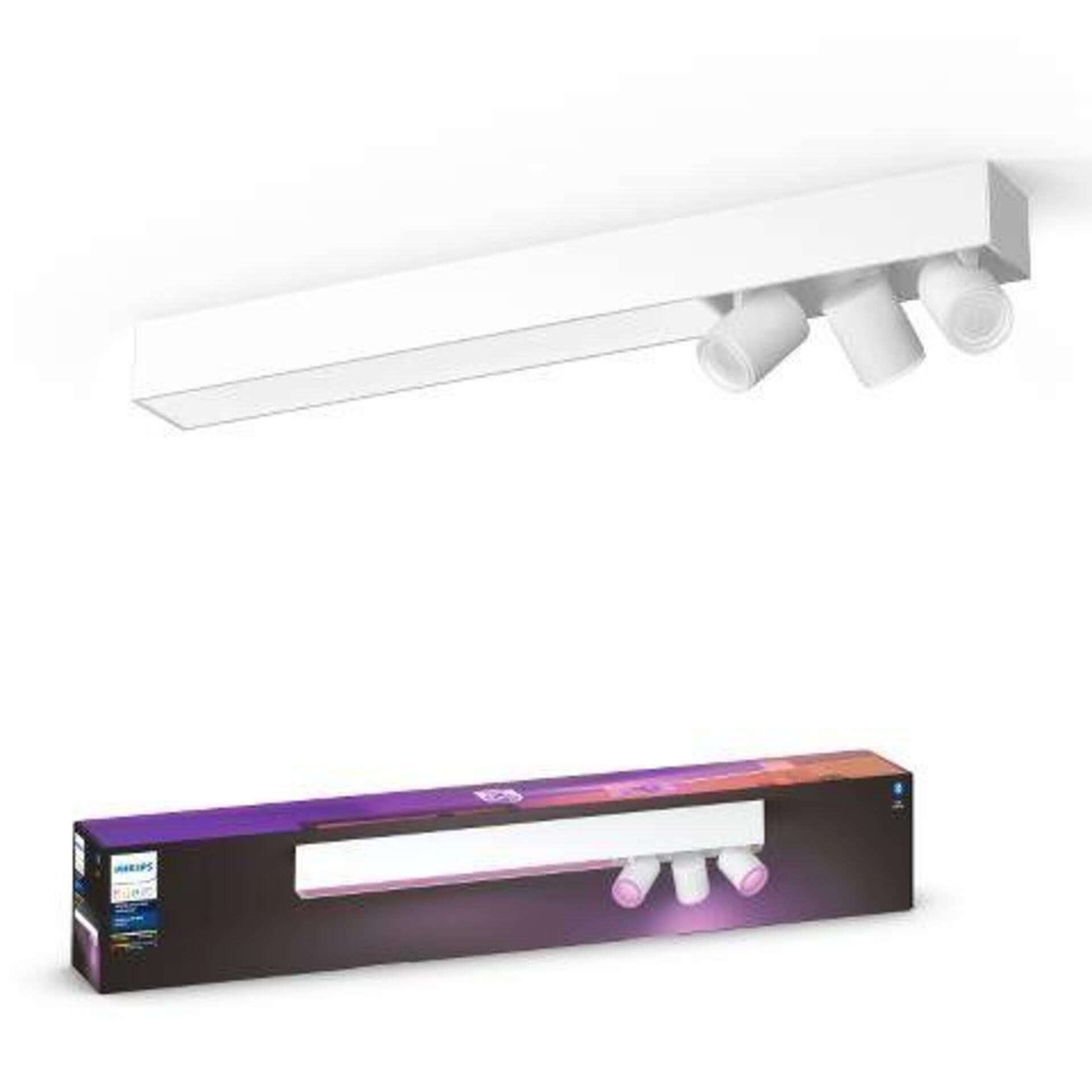 Levně Philips Hue 50609/31/P7 Hue WACA Centris stropní LED svítidlo 1x36W+GU10 3x5,7W 3550lm 2000-6500K RGB IP20 bílá