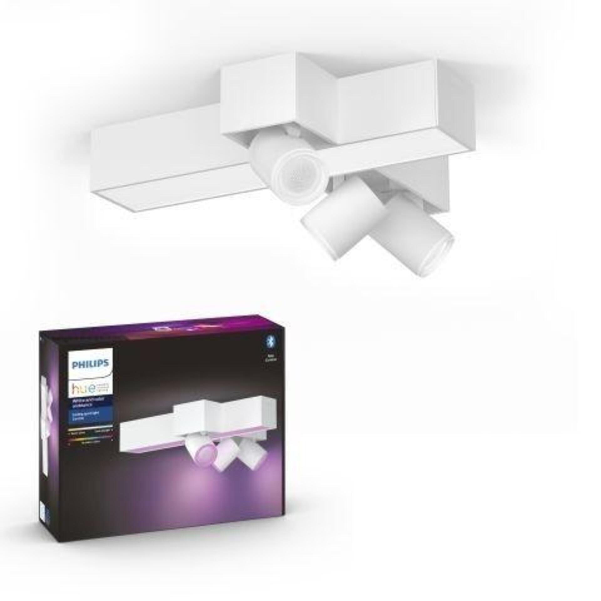 Levně Philips Hue 50608/31/P7 Hue WACA Centris stropní LED svítidlo 1x25W+GU10 3x5,7W 2810lm 2000-6500K RGB IP20 bílá