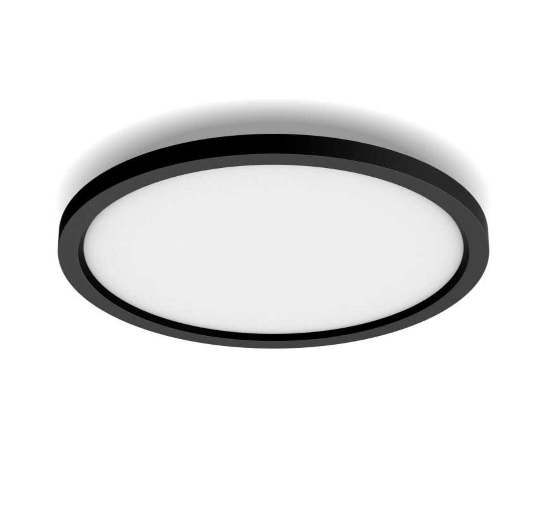 Levně Philips Hue Aurelle přisazený LED panel RD S (kulatý) O 39,5 cm, černá, 2200-6500K