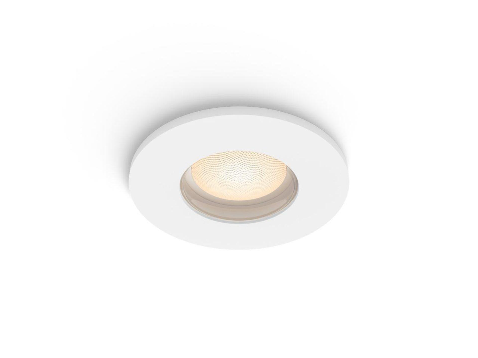 Levně Philips Hue Adore zápustné koupelnové svítidlo kulaté 1x4,2W, 2000-6500K, IP44, bílá