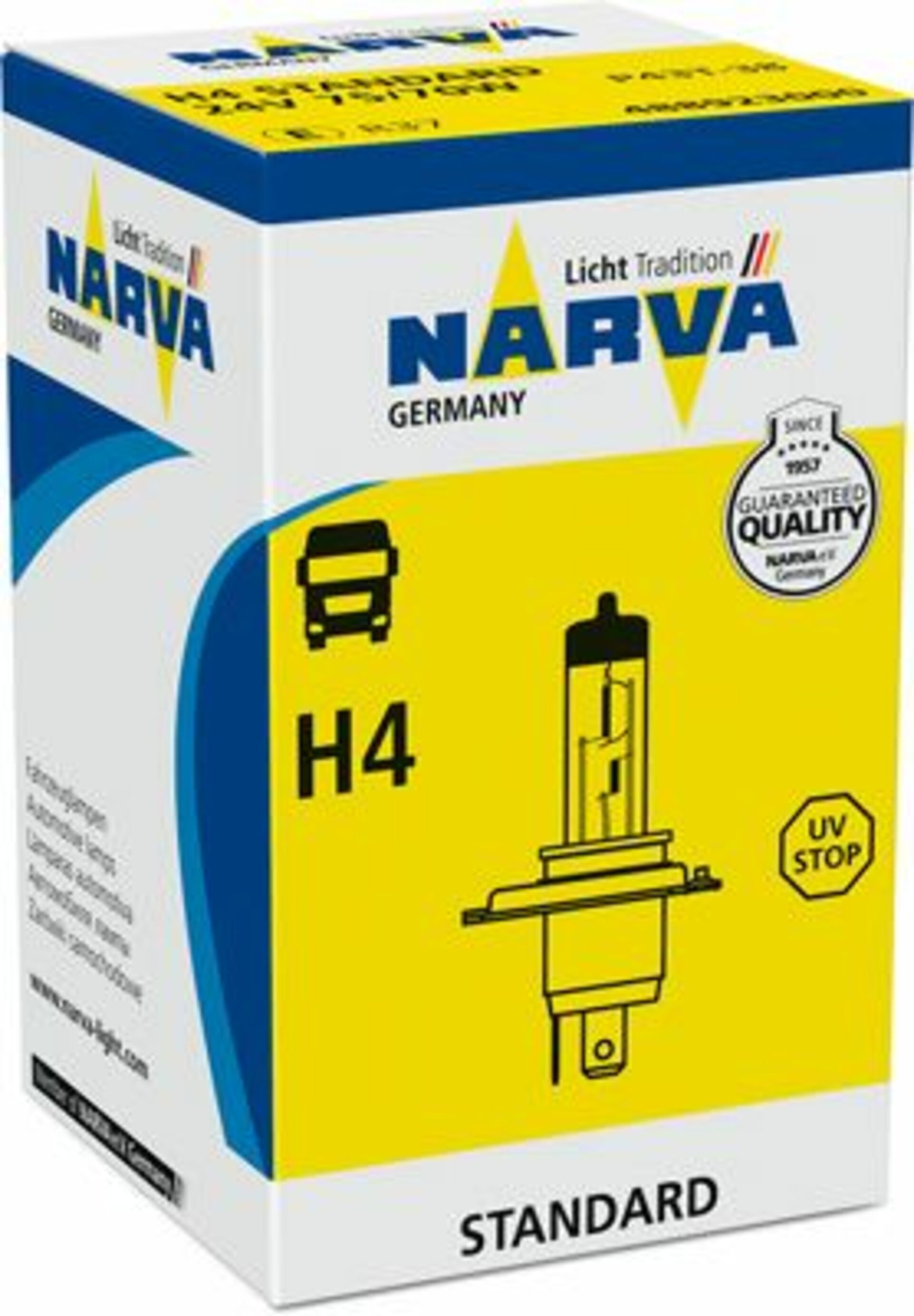 Levně NARVA H4 24V 75/70W P43t NARVA 48892