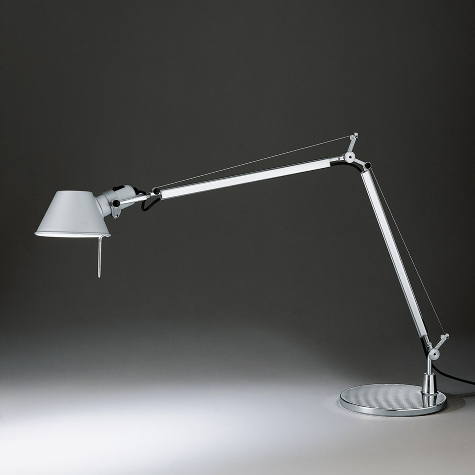 Levně Artemide stolní/nástěnná/stojací lampa Tolomeo E27 8W 220-240V hliník bez podstavce