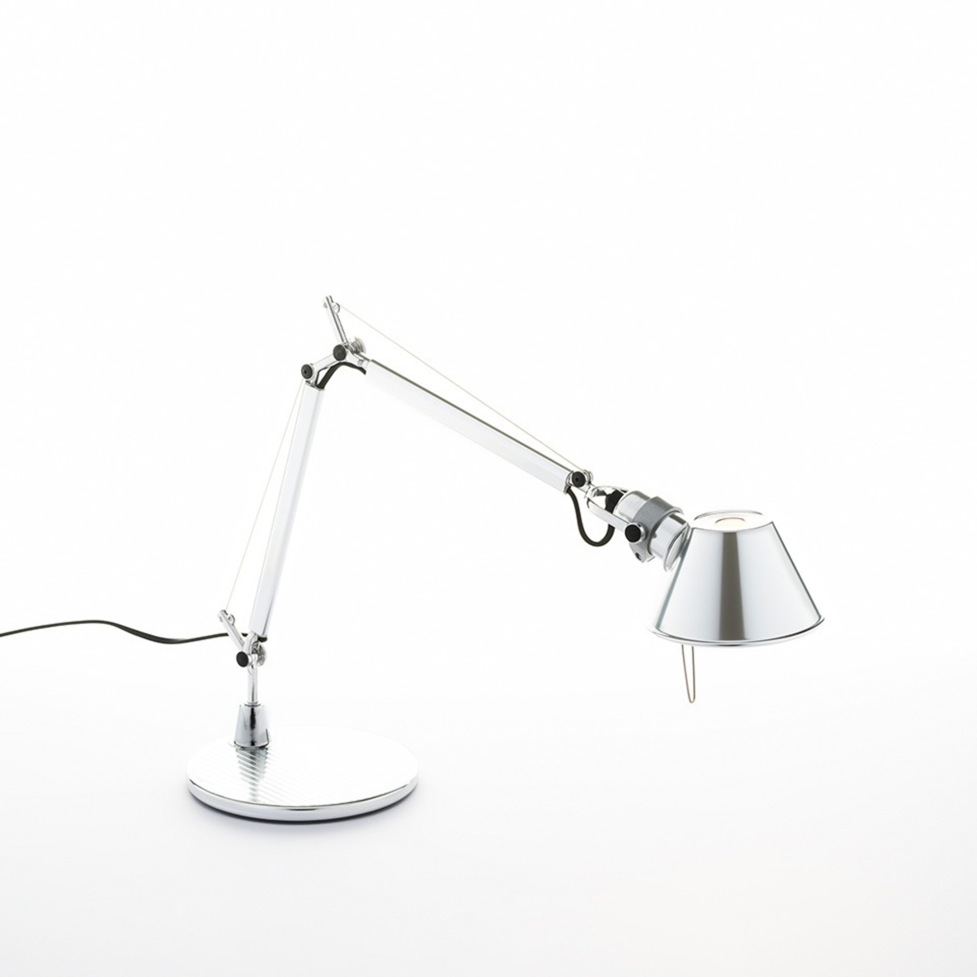 Levně Artemide stolní lampa Tolomeo Micro E14 6W leštěný hliník