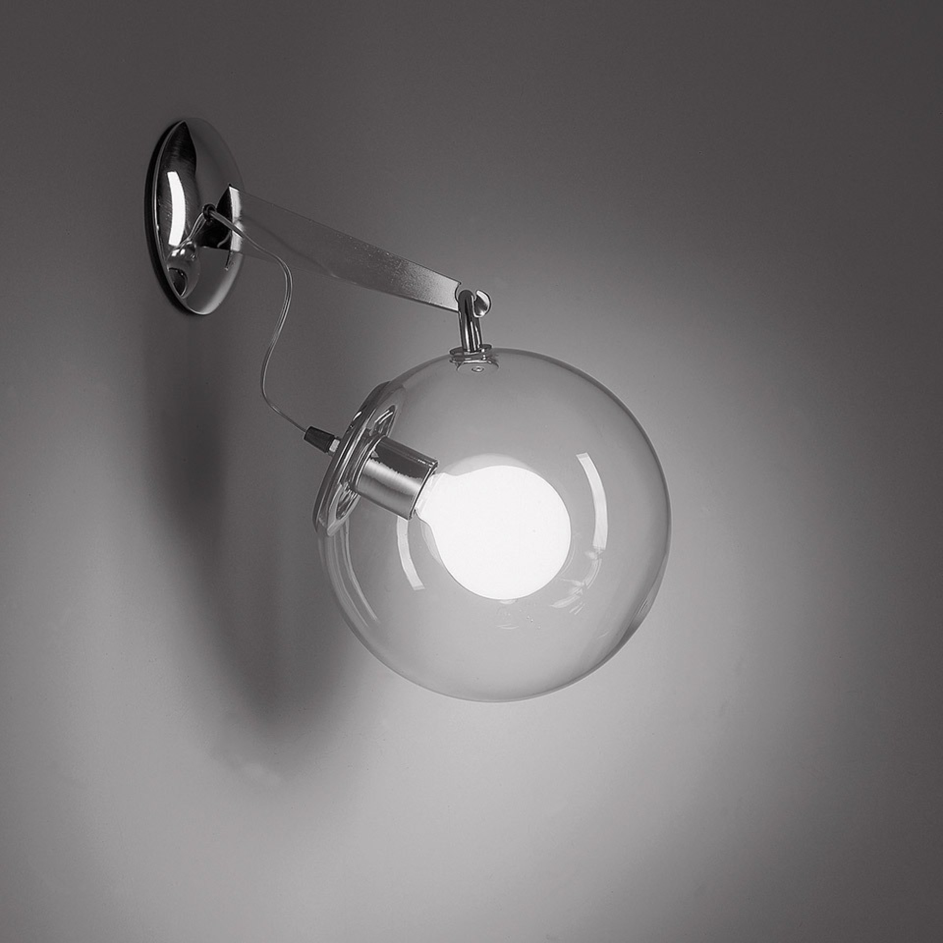 Levně Artemide nástěnné svítidlo Miconos Wall E27 chrom