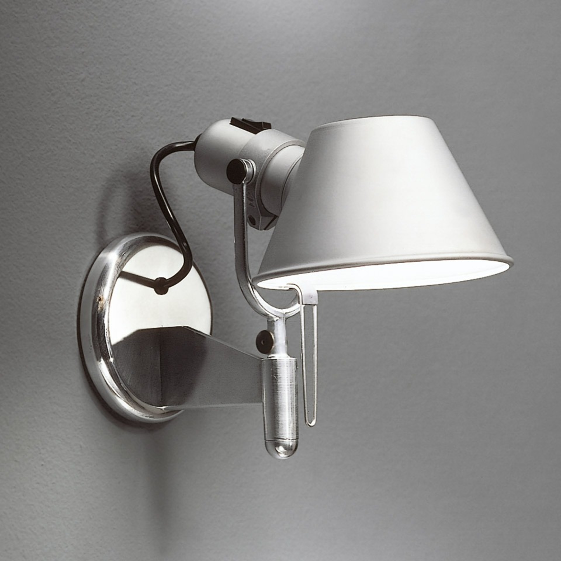 Levně Artemide nástěnné svítidlo Tolomeo Faretto 8 W E27 s vypínačem