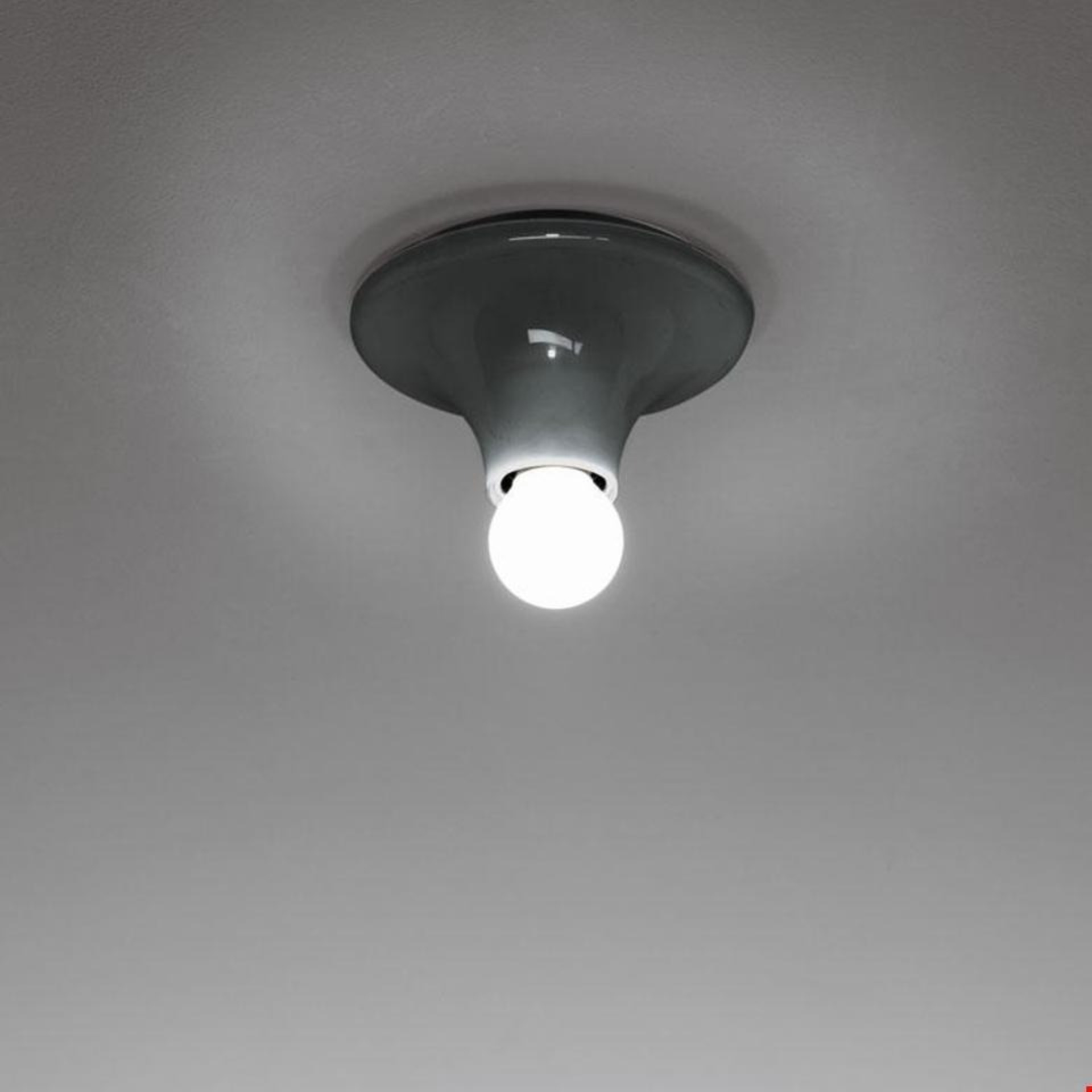 Levně Artemide stropní a nástěnné svítidlo Teti Design Collection E27 antracitová