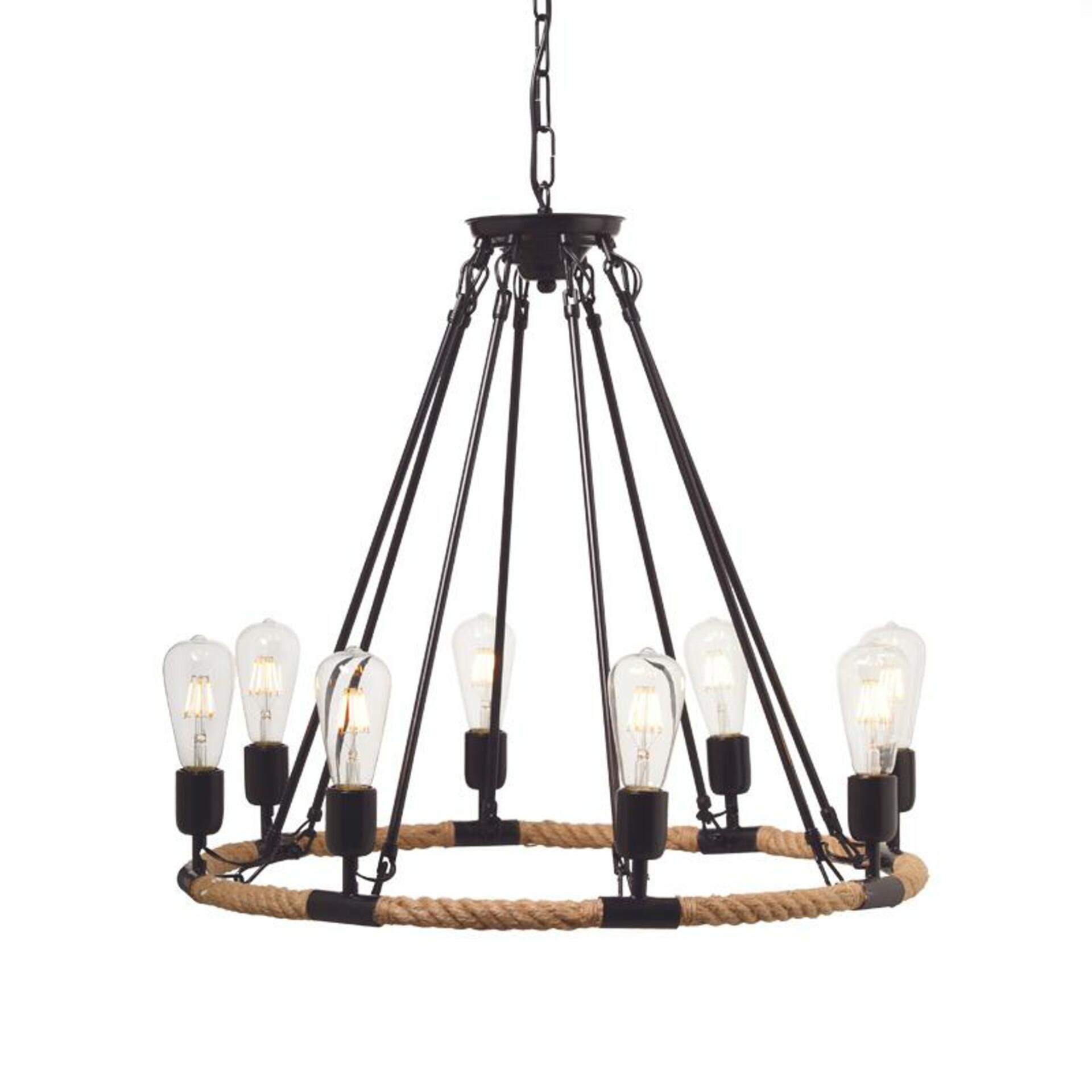ACA Lighting Vintage závěsné svítidlo 853608PBR