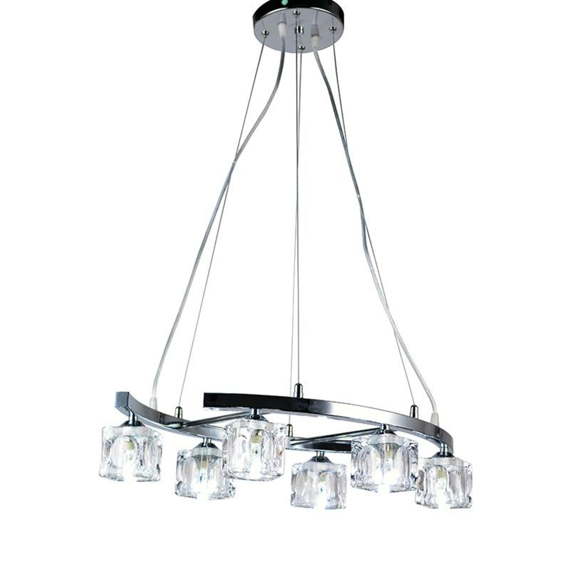 Levně ACA Lighting Crystal závěsné svítidlo AD00836A