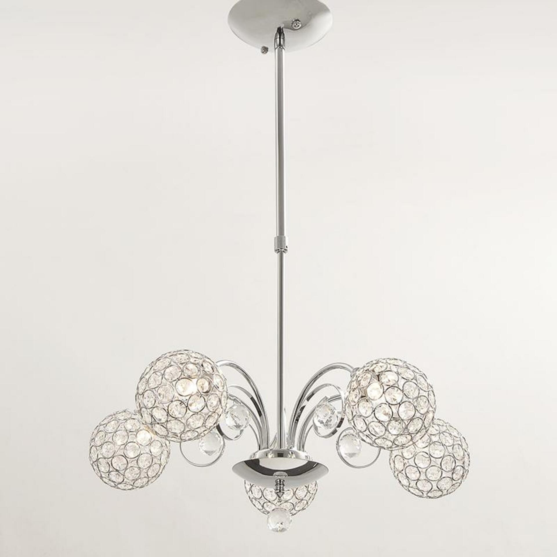 ACA Lighting Crystal závěsné svítidlo AD20120085P