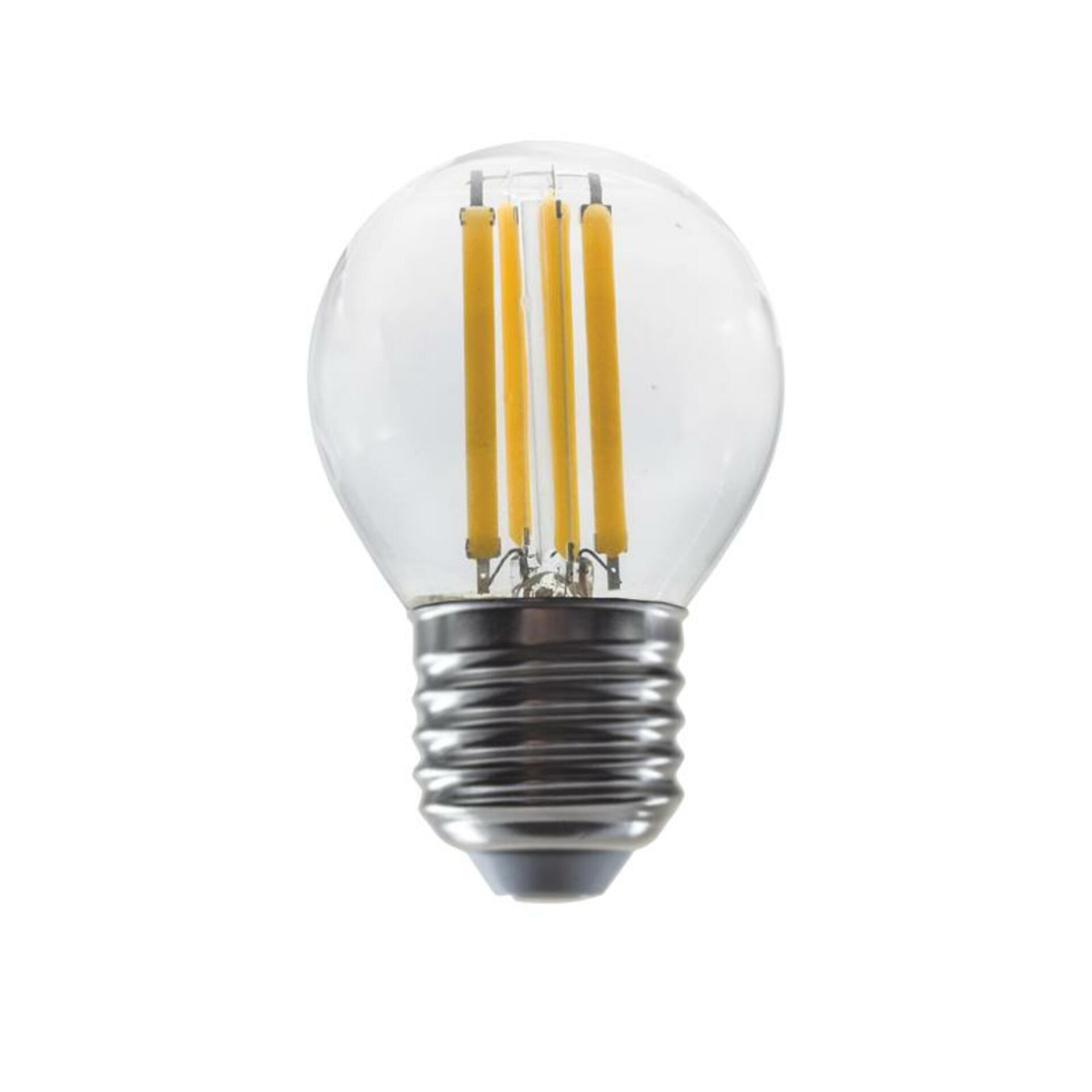 ACA Lighting LED FILAMENT E27 G45 6W 6500K 230V 780lm RA80 ALIN6CW